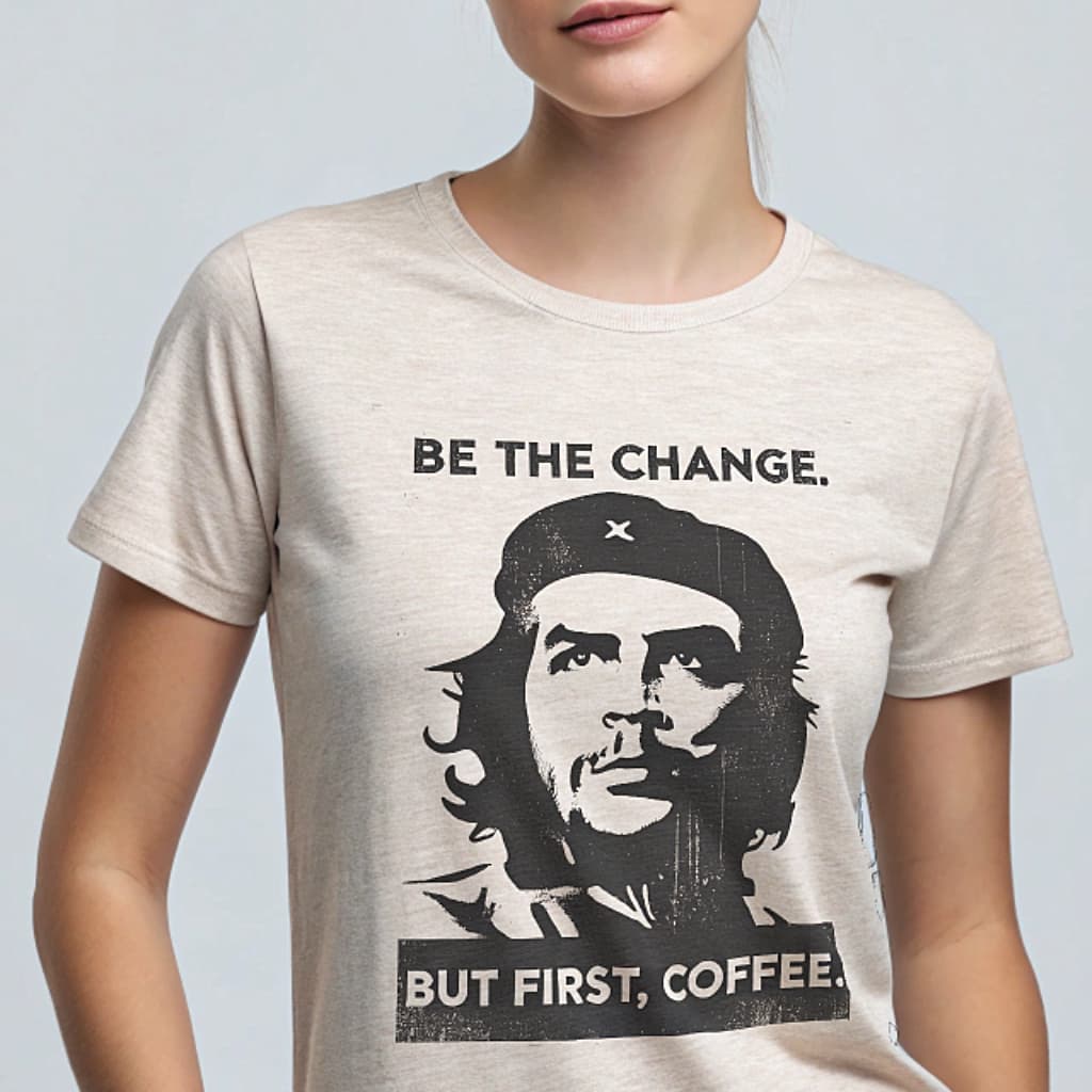 Revolution Starts After Coffee | Text Tease Tee