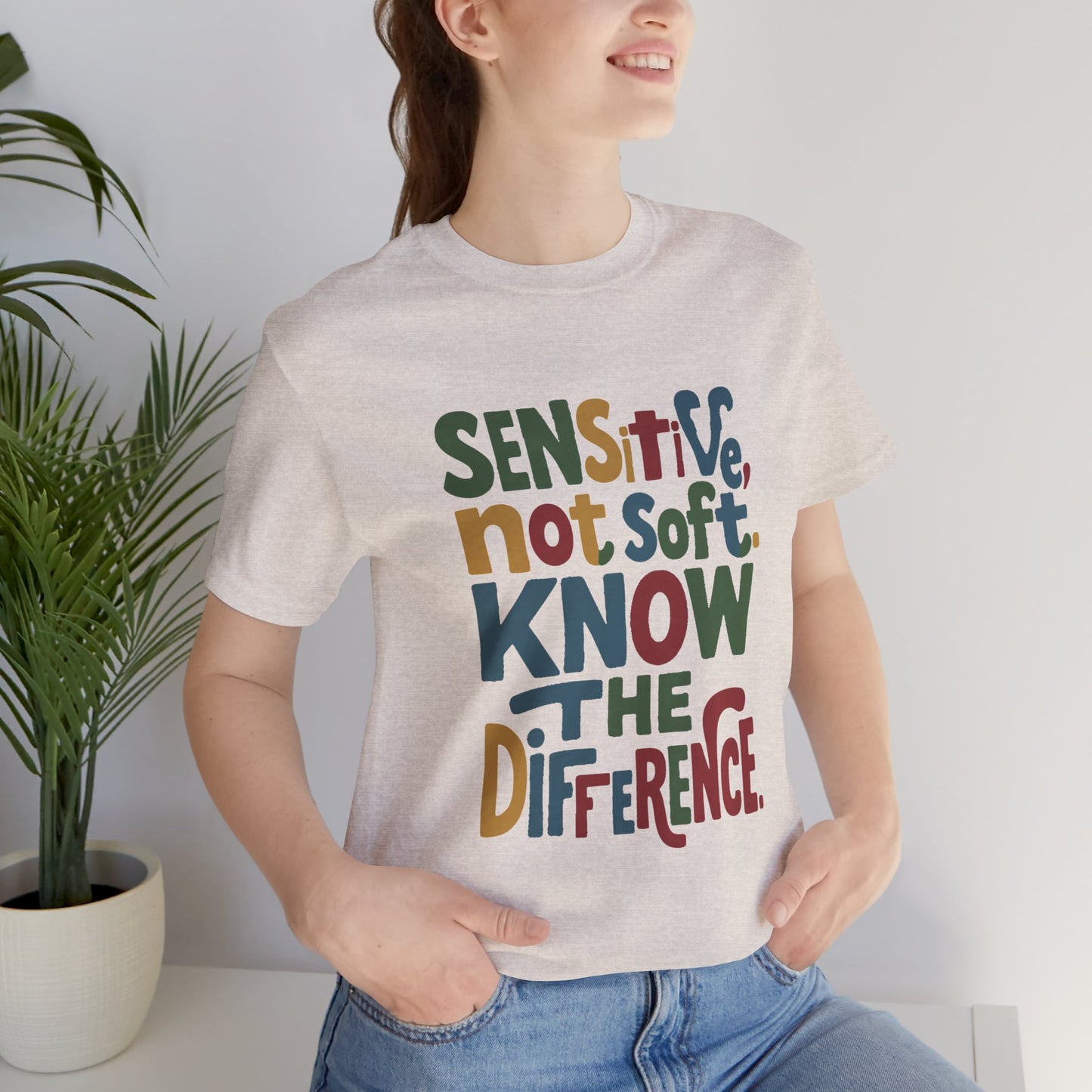 Minimalist quote tee for introverts seeking quiet self-expression.