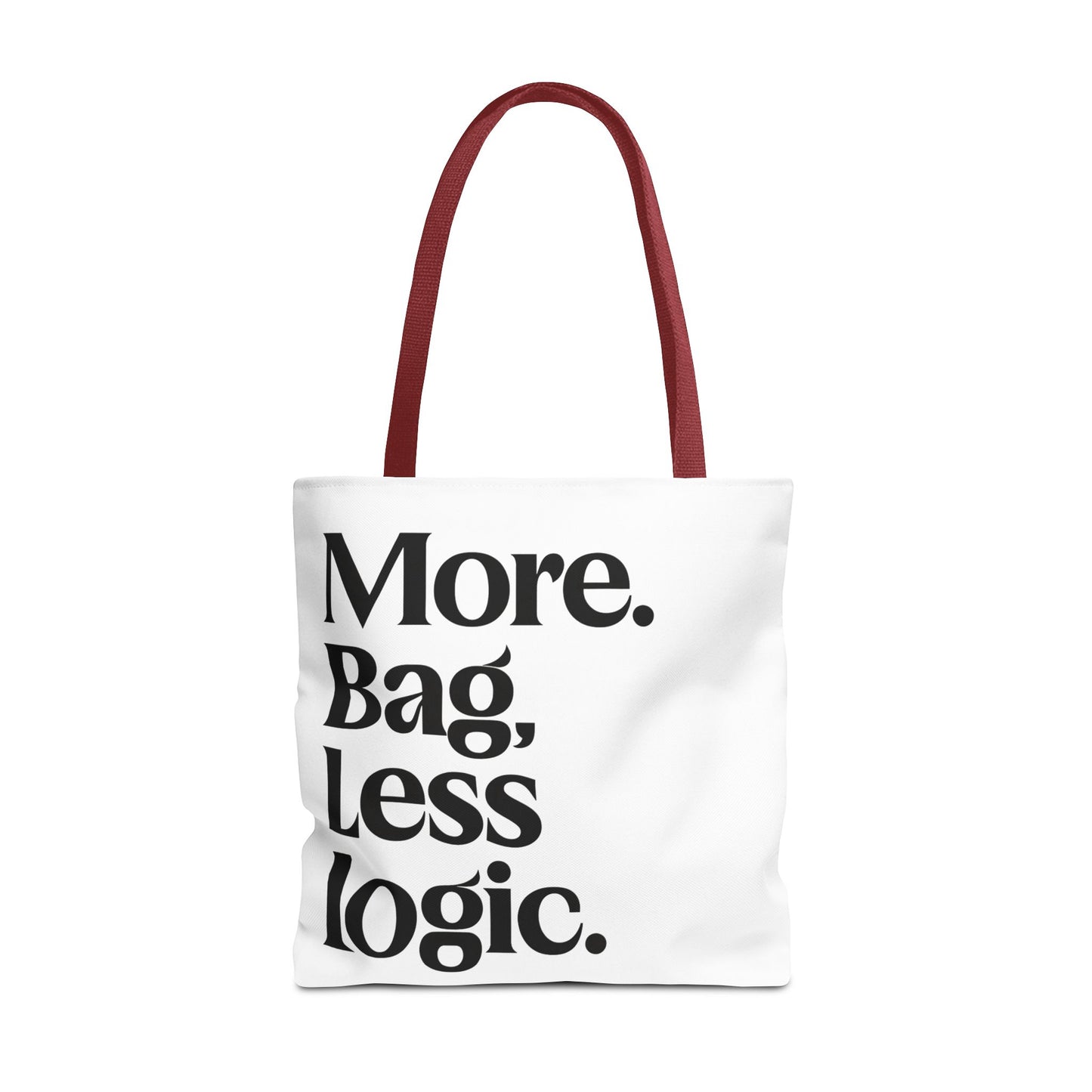 Pack it all tote bag with bold text joke for introverts wanting a funny gift