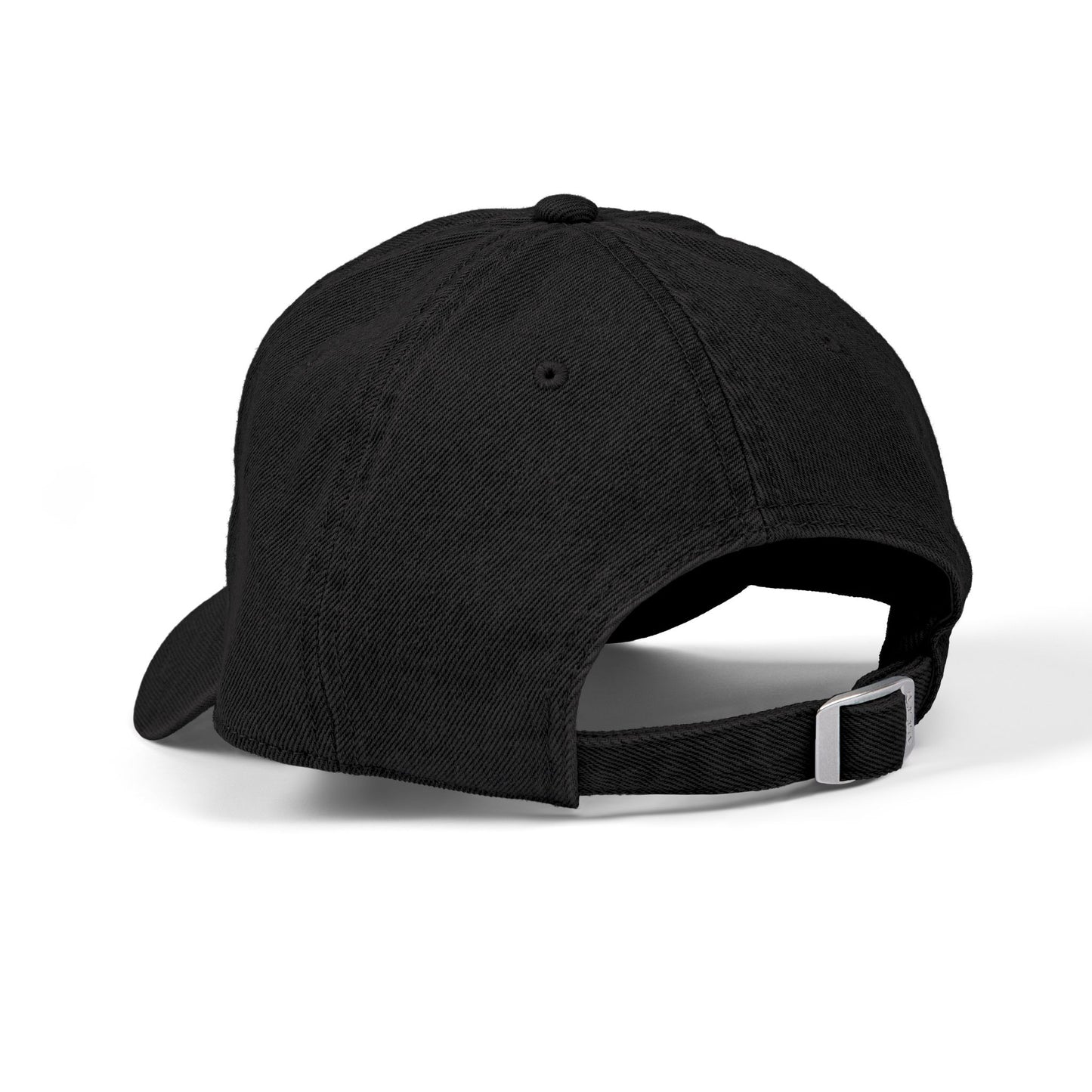 no small talk denim hat with witty text for introverts avoiding conversation