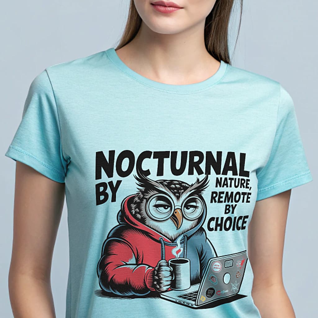 Nocturnal Work From Home T-Shirt