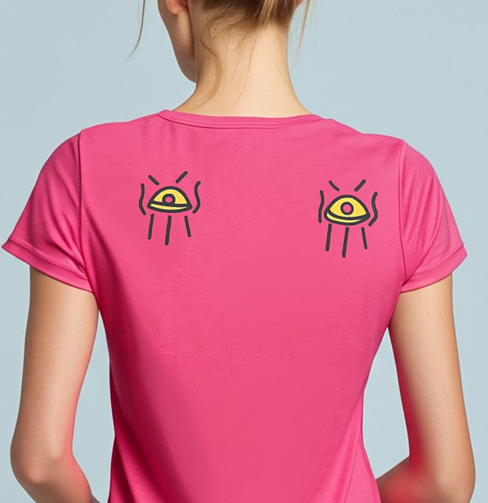 Unavailable Message T-Shirt with Radiant Design