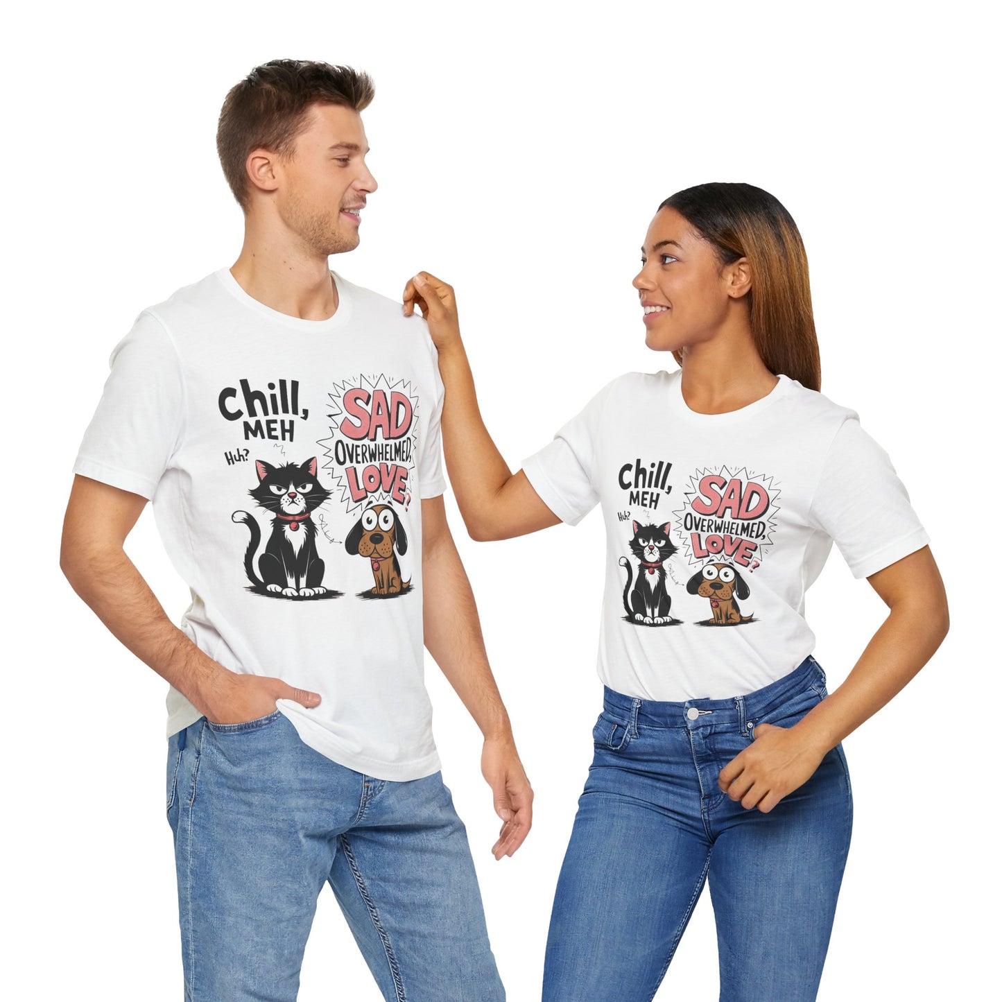 Emotional Intelligence Cat & Dog Tee