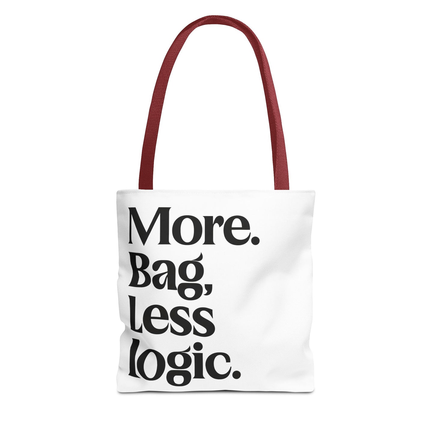 Pack it all tote bag with bold text joke for introverts wanting a funny gift