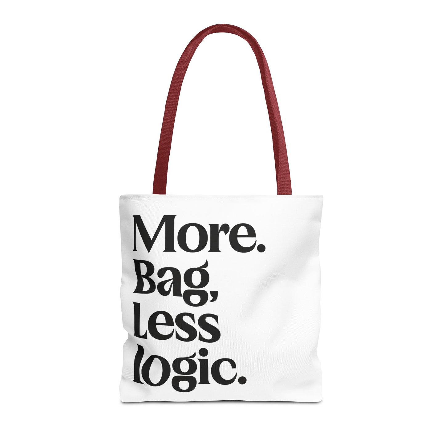 Pack it all tote bag with bold text joke for introverts wanting a funny gift