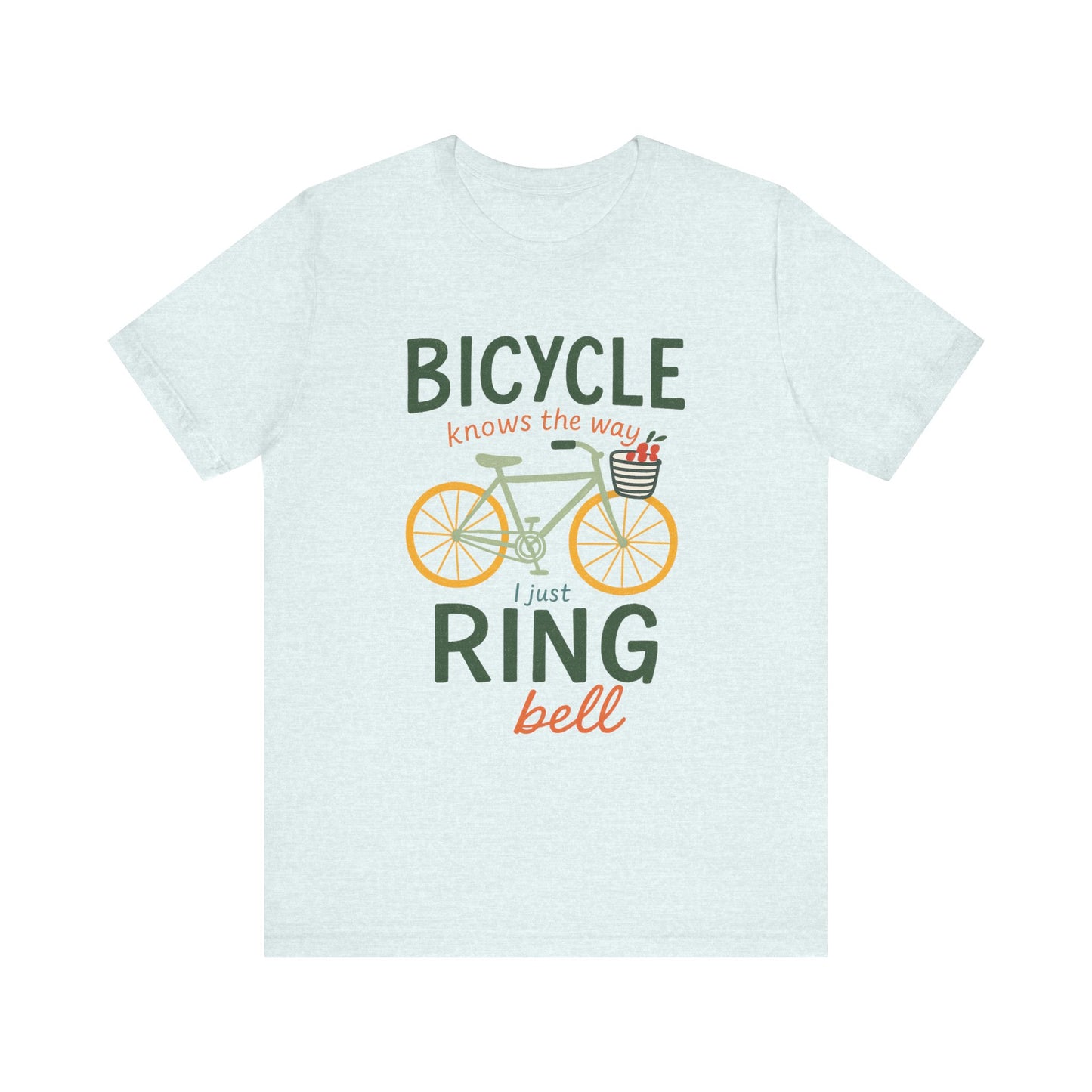 Light blue Funny Cycling Shirt with witty humor design for introverts