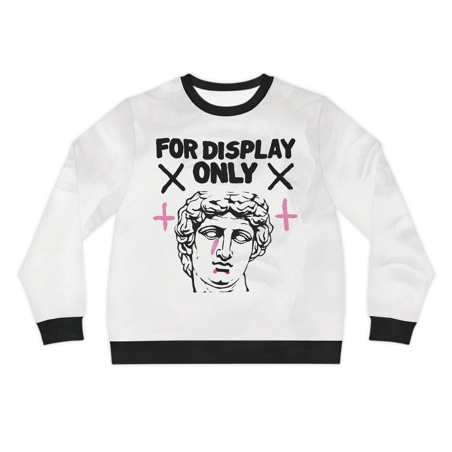 Edgy Neo-Classical Sweatshirt for Artistic Souls - Text Tease