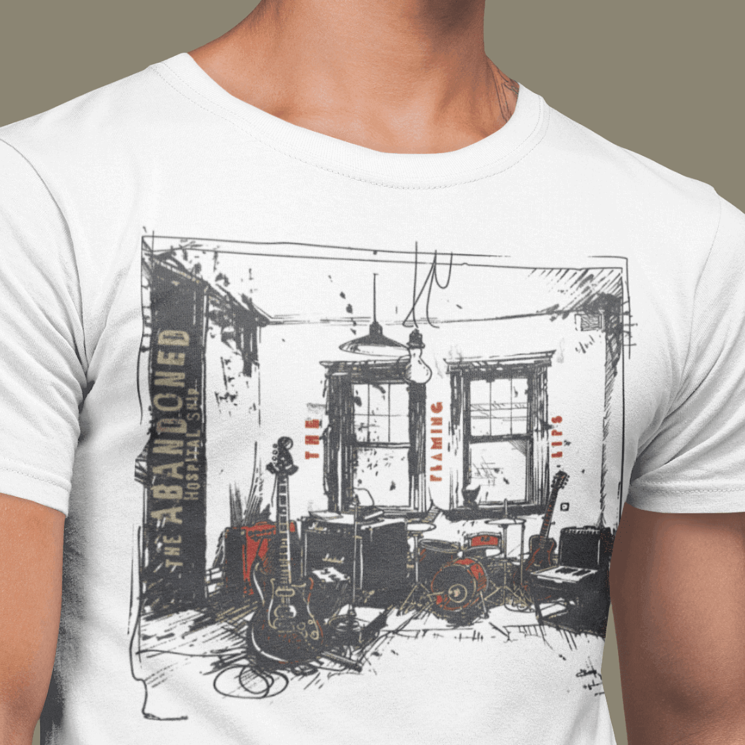 Flaming Lips - Abandoned Hospital Ship t shirt - Text Tease
