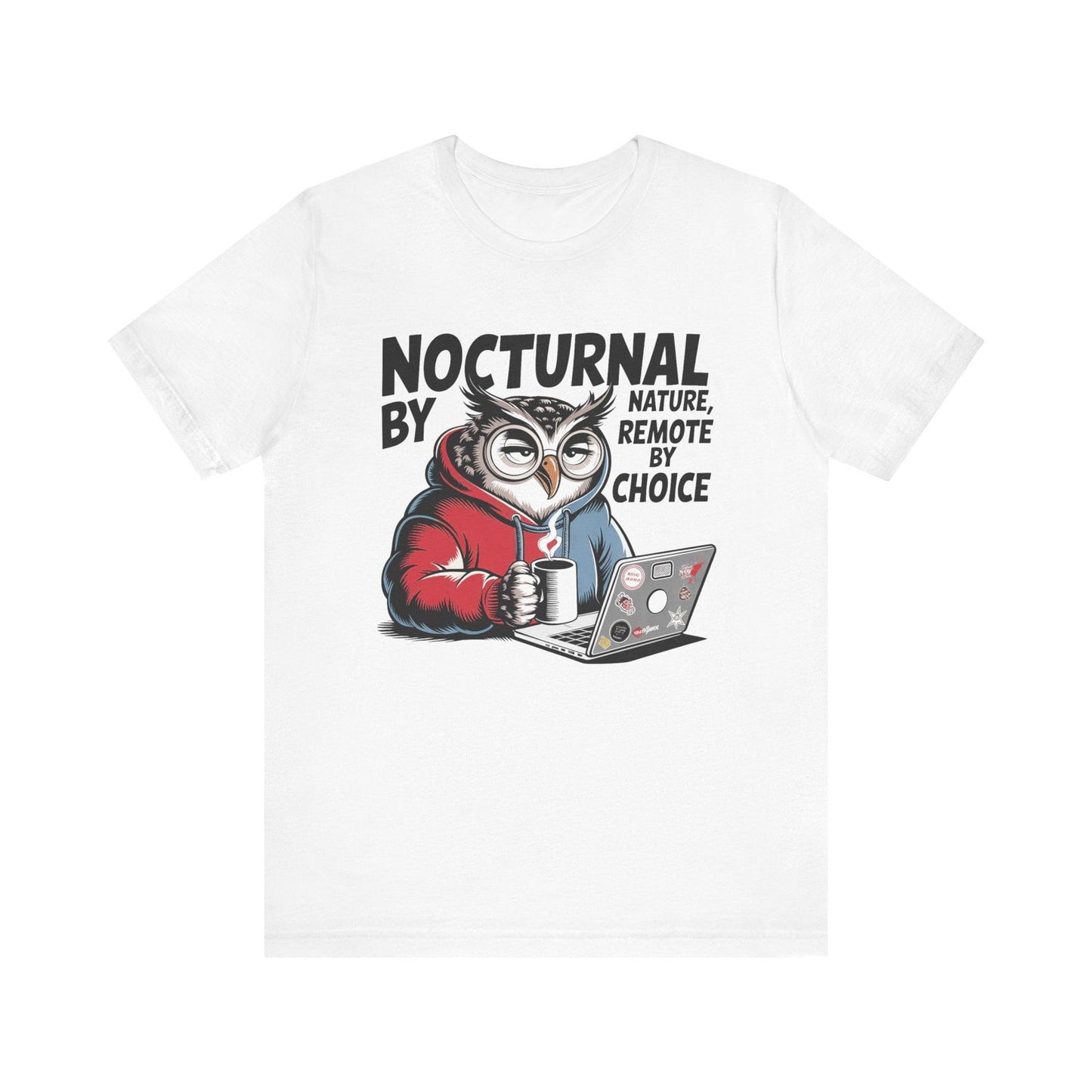 Nocturnal Work From Home T-Shirt - Text Tease
