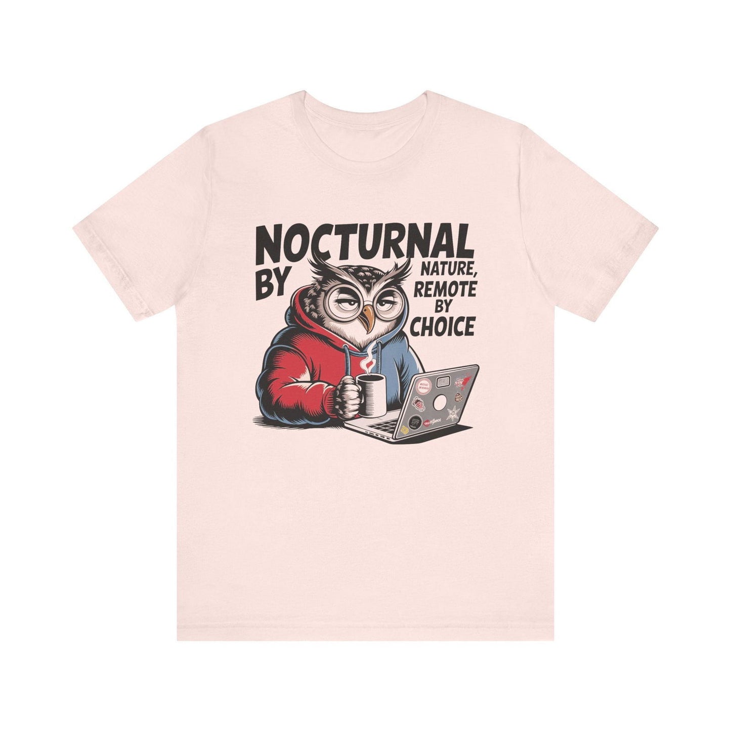 Nocturnal Work From Home T-Shirt - Text Tease