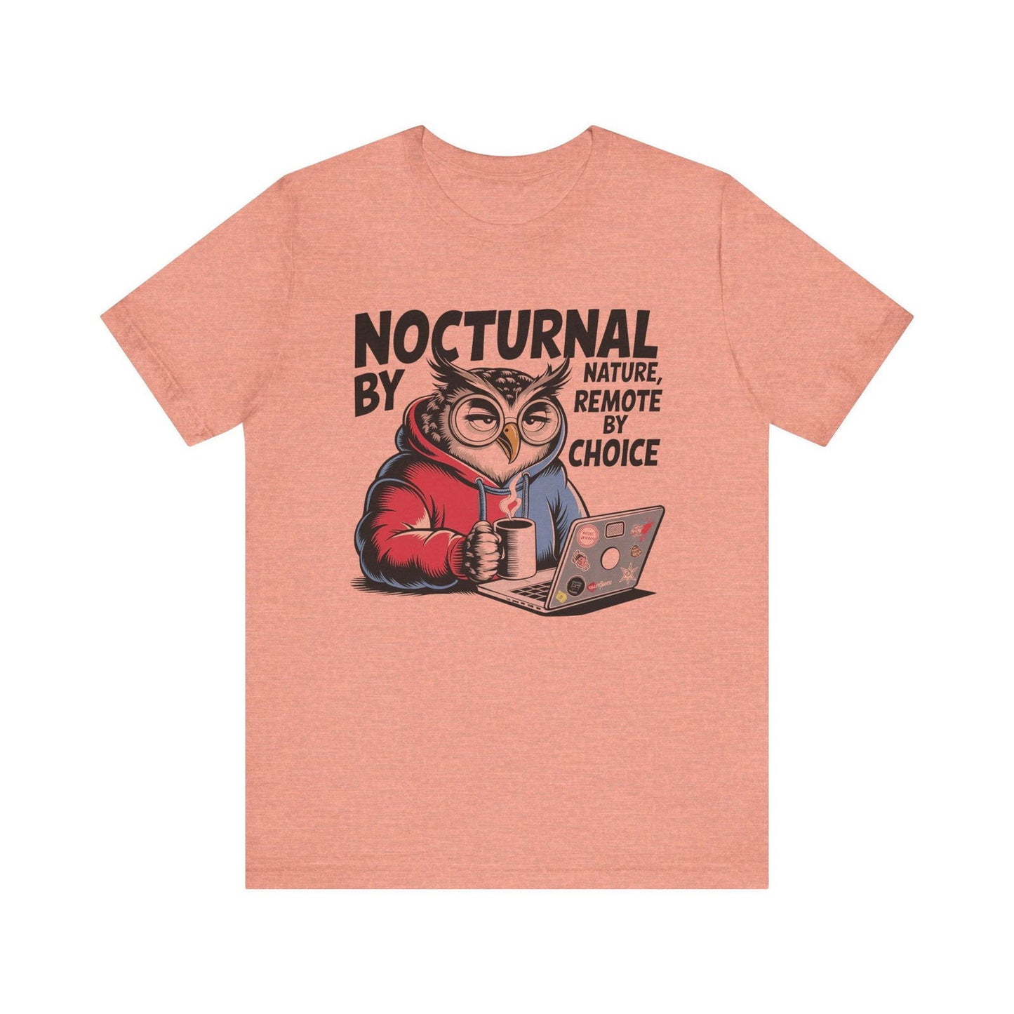 Nocturnal Work From Home T-Shirt - Text Tease
