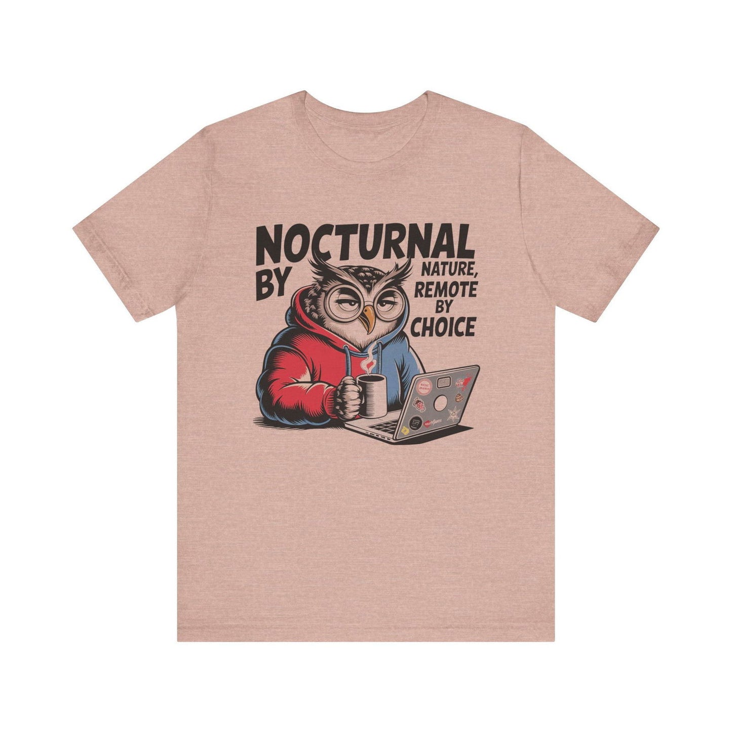 Nocturnal Work From Home T-Shirt - Text Tease