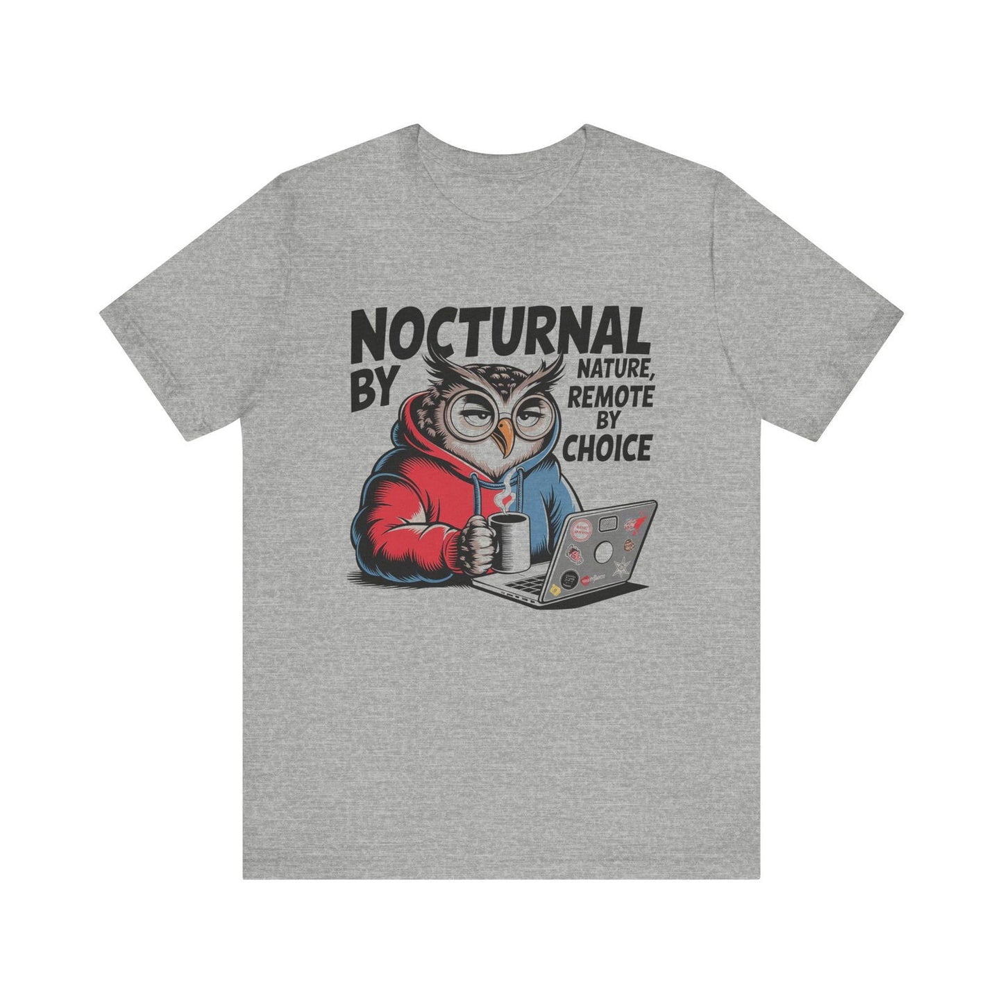 Nocturnal Work From Home T-Shirt - Text Tease