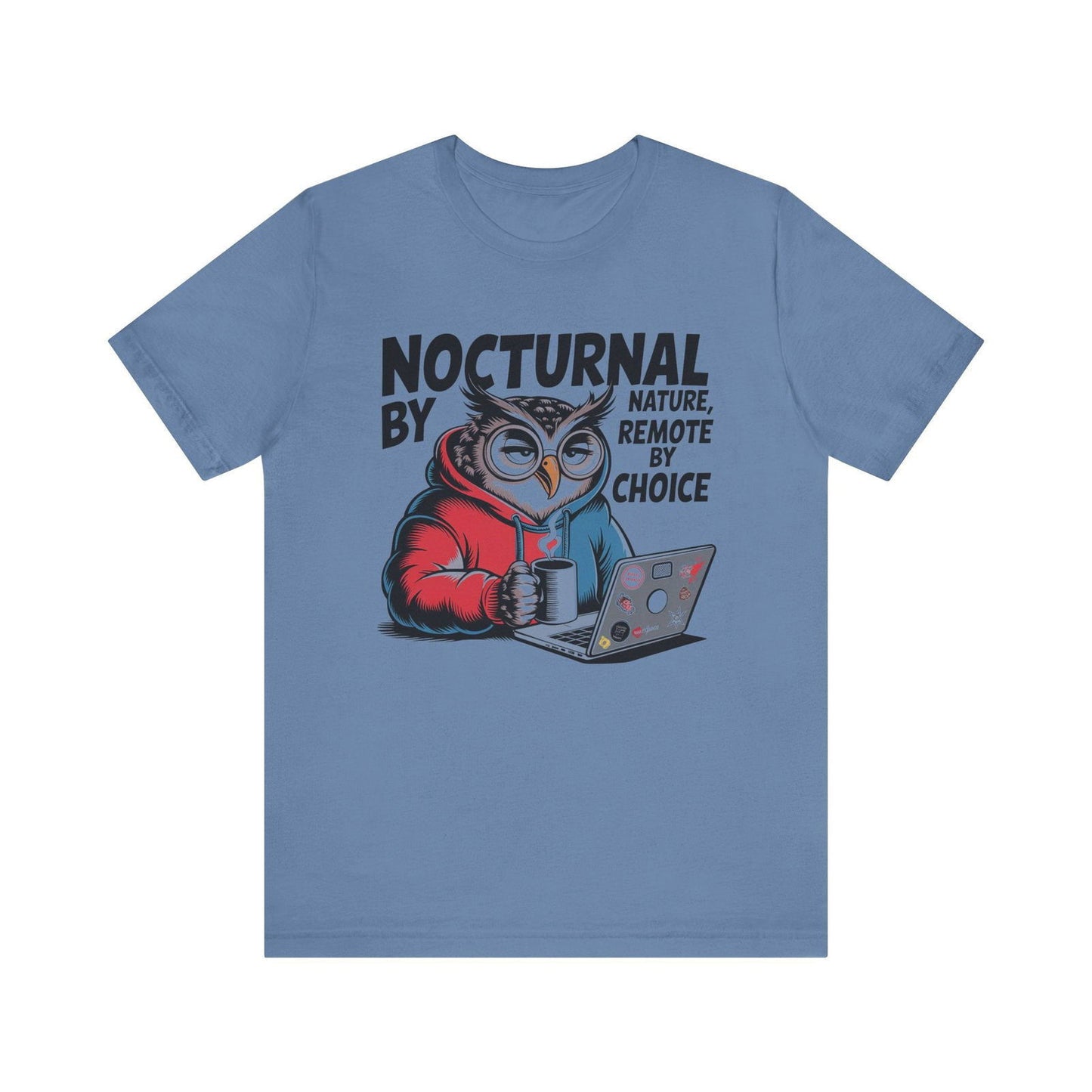 Nocturnal Work From Home T-Shirt - Text Tease