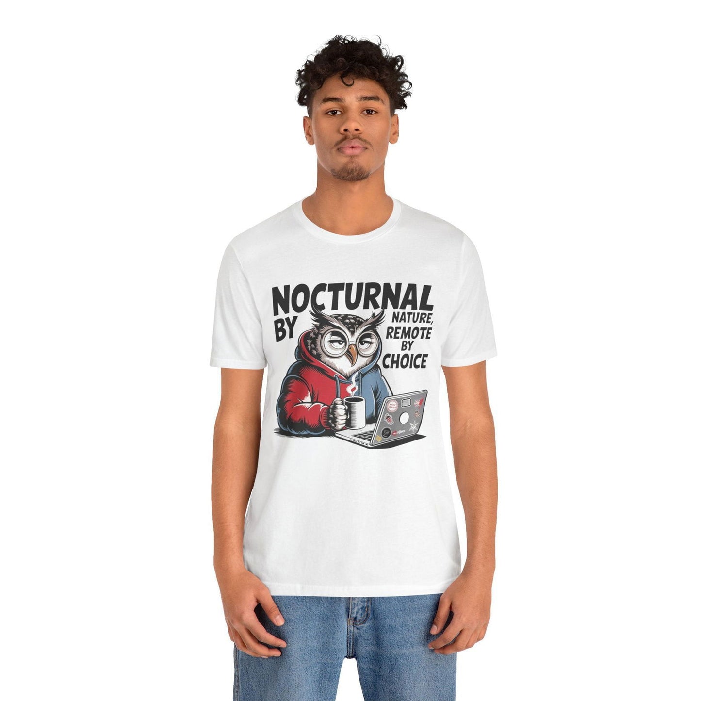 Nocturnal Work From Home T-Shirt - Text Tease