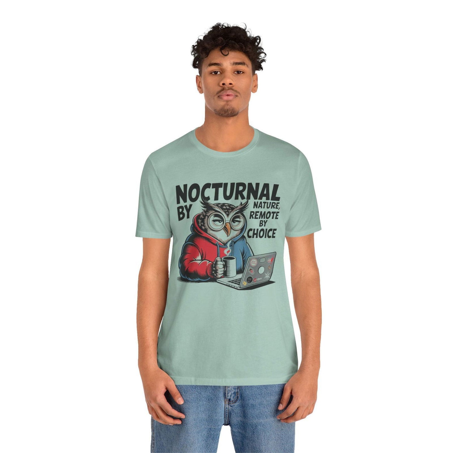 Nocturnal Work From Home T-Shirt - Text Tease