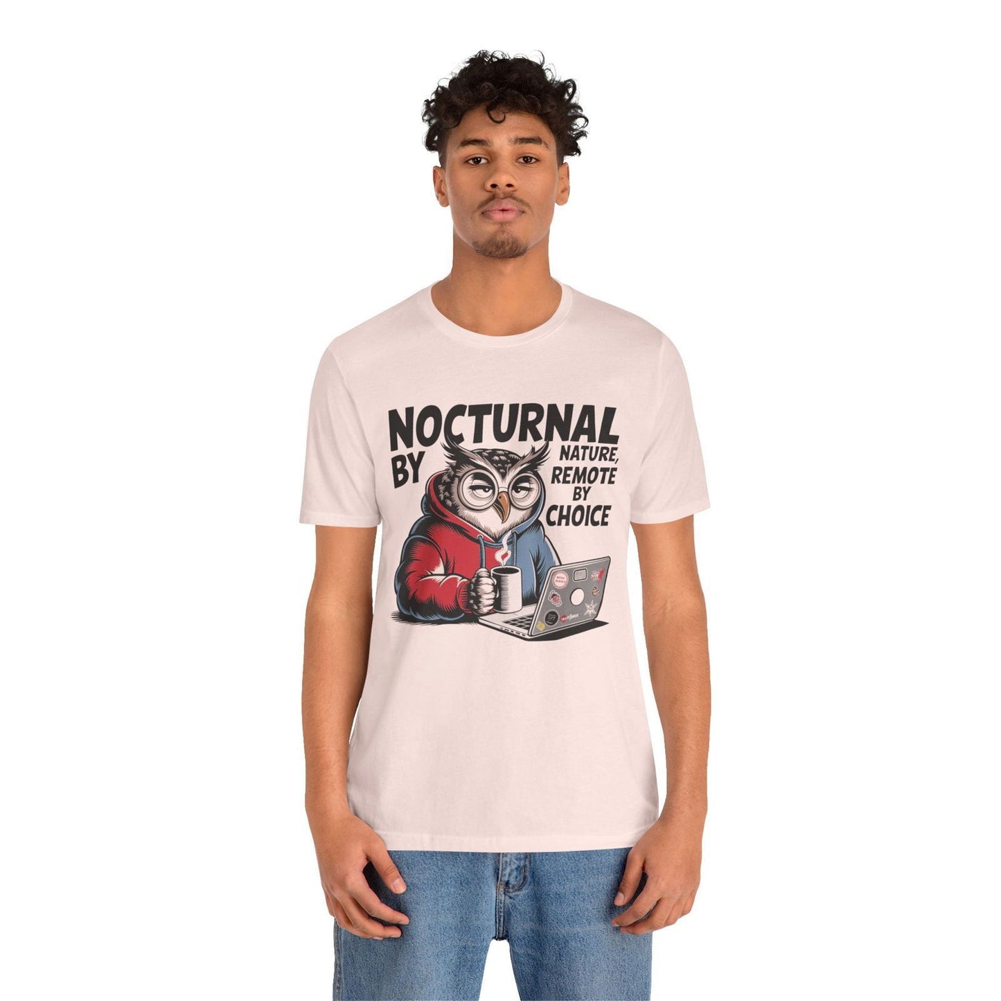 Nocturnal Work From Home T-Shirt - Text Tease