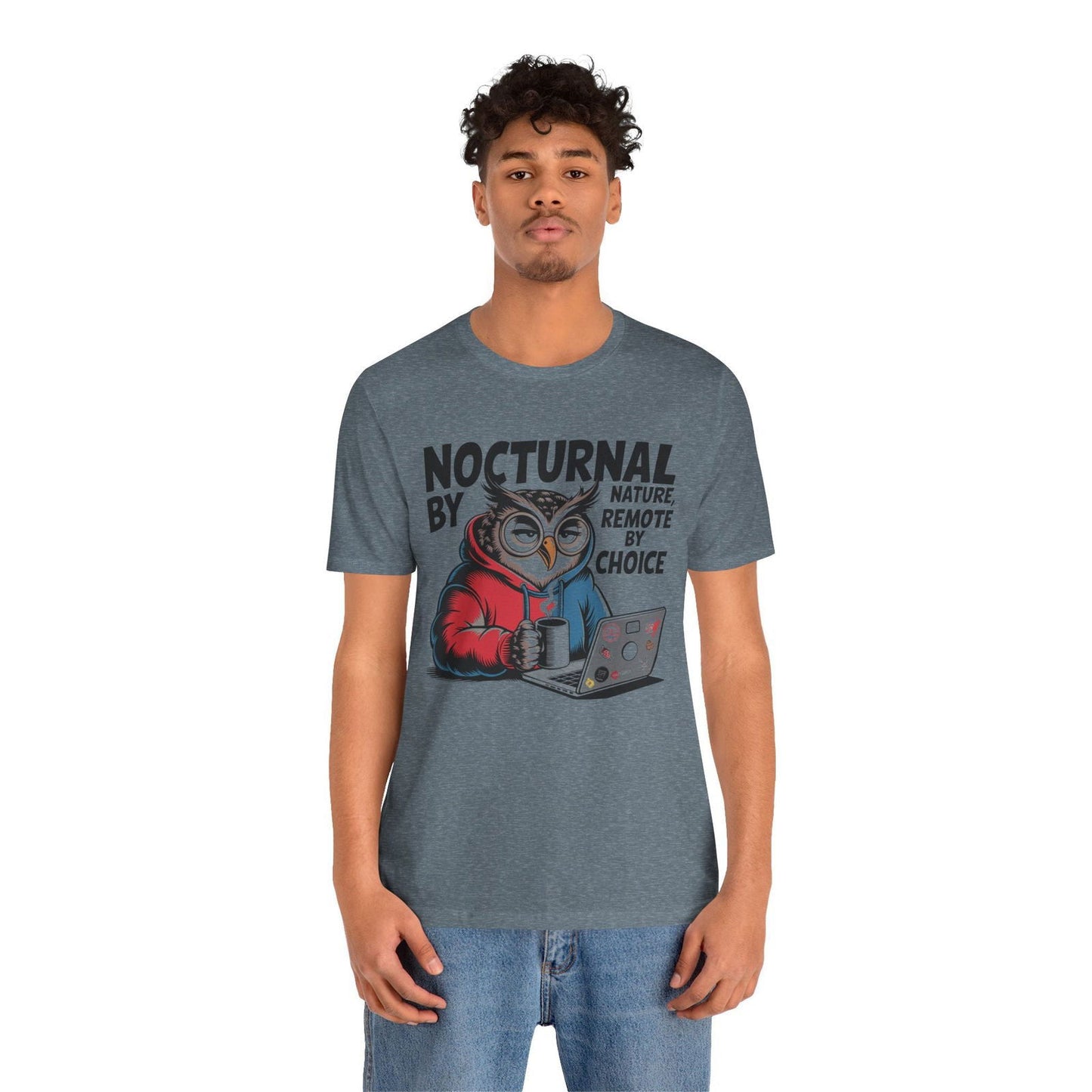 Nocturnal Work From Home T-Shirt - Text Tease