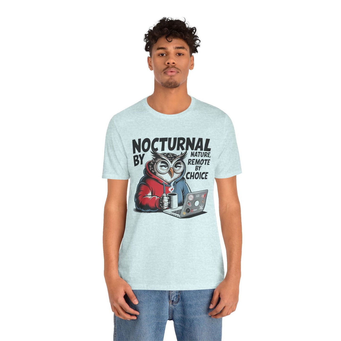 Nocturnal Work From Home T-Shirt - Text Tease