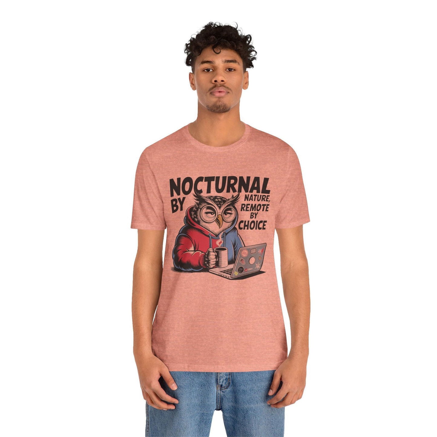 Nocturnal Work From Home T-Shirt - Text Tease