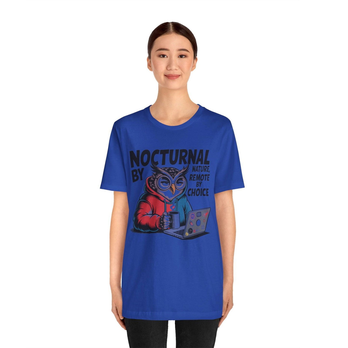 Nocturnal Work From Home T-Shirt - Text Tease