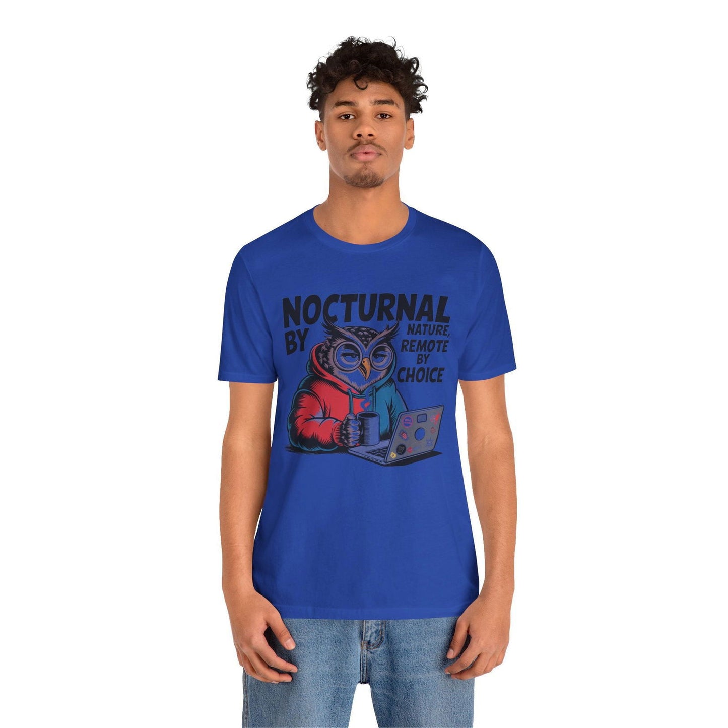 Nocturnal Work From Home T-Shirt - Text Tease