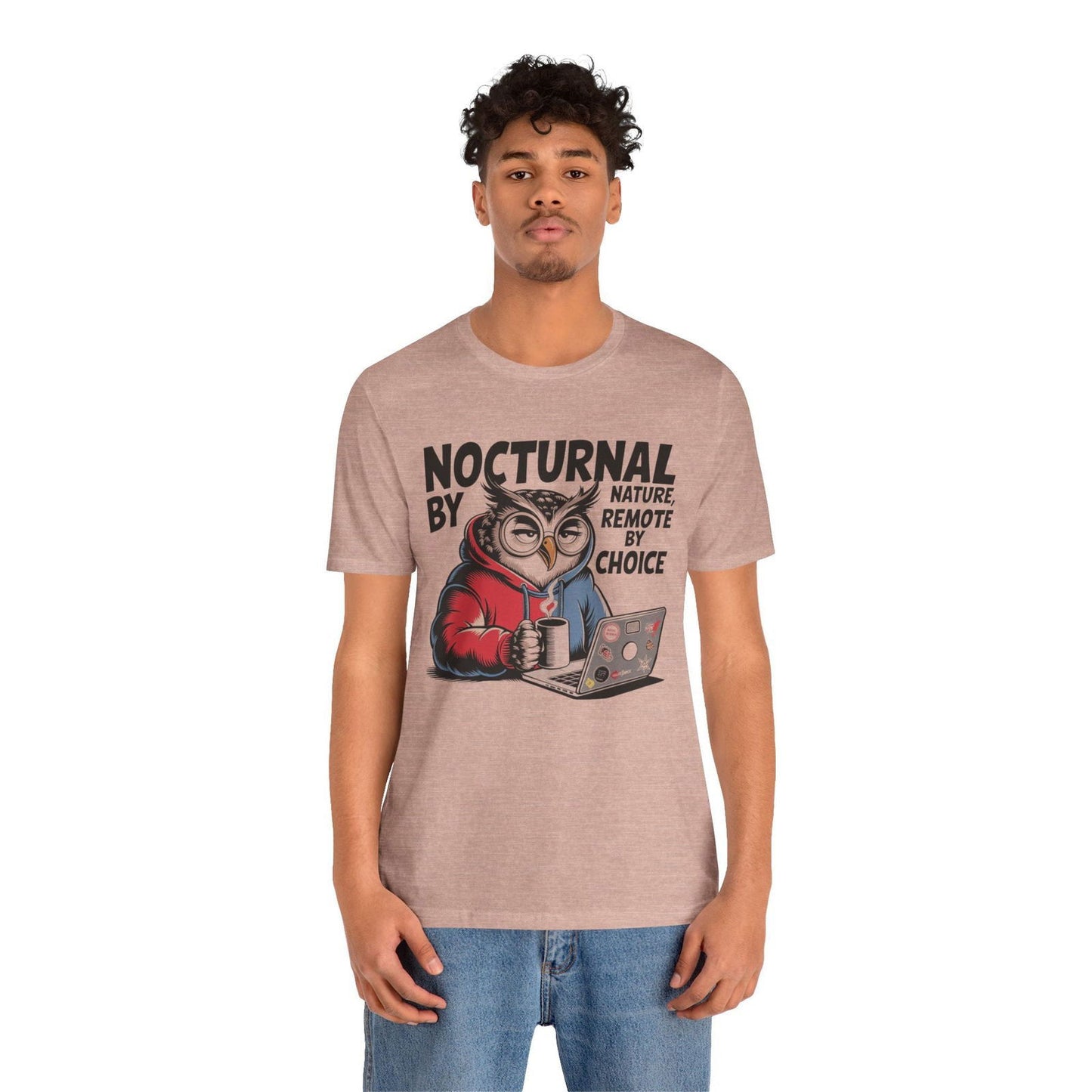 Nocturnal Work From Home T-Shirt - Text Tease