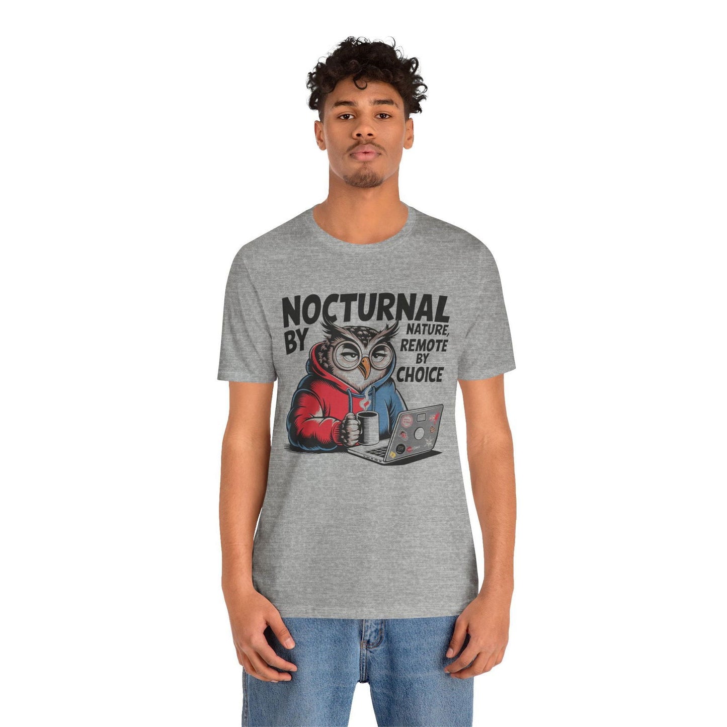 Nocturnal Work From Home T-Shirt - Text Tease