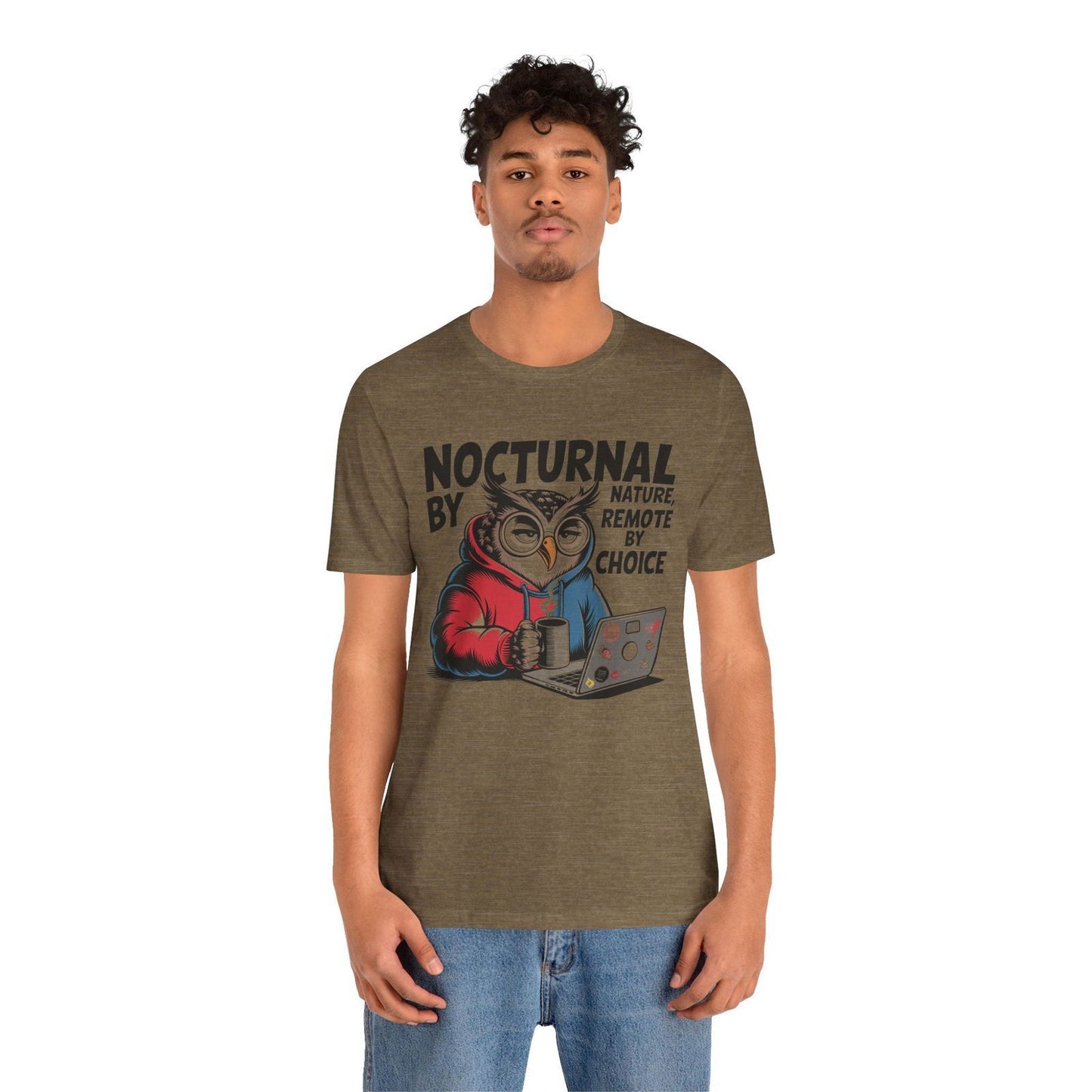Nocturnal Work From Home T-Shirt - Text Tease