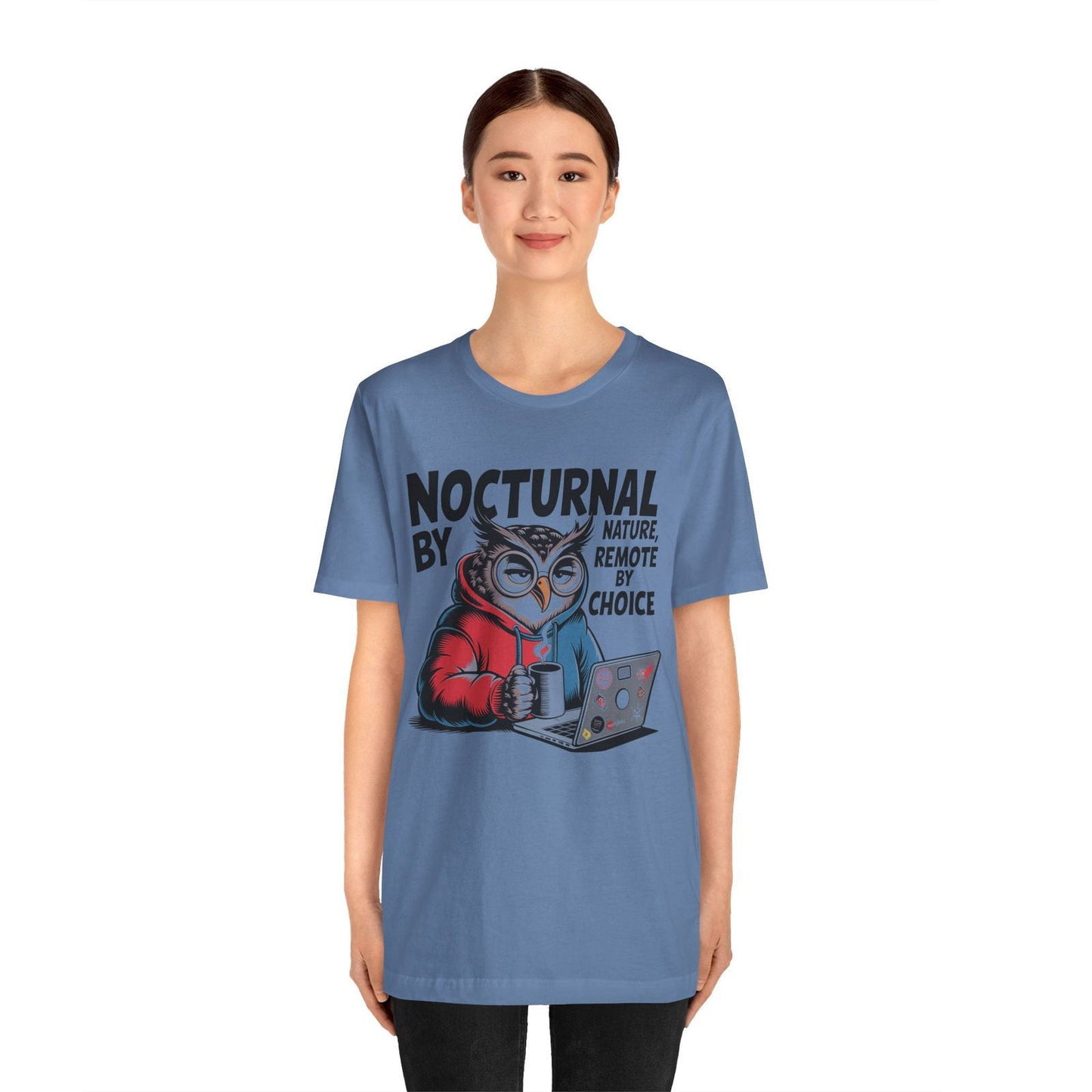 Nocturnal Work From Home T-Shirt - Text Tease