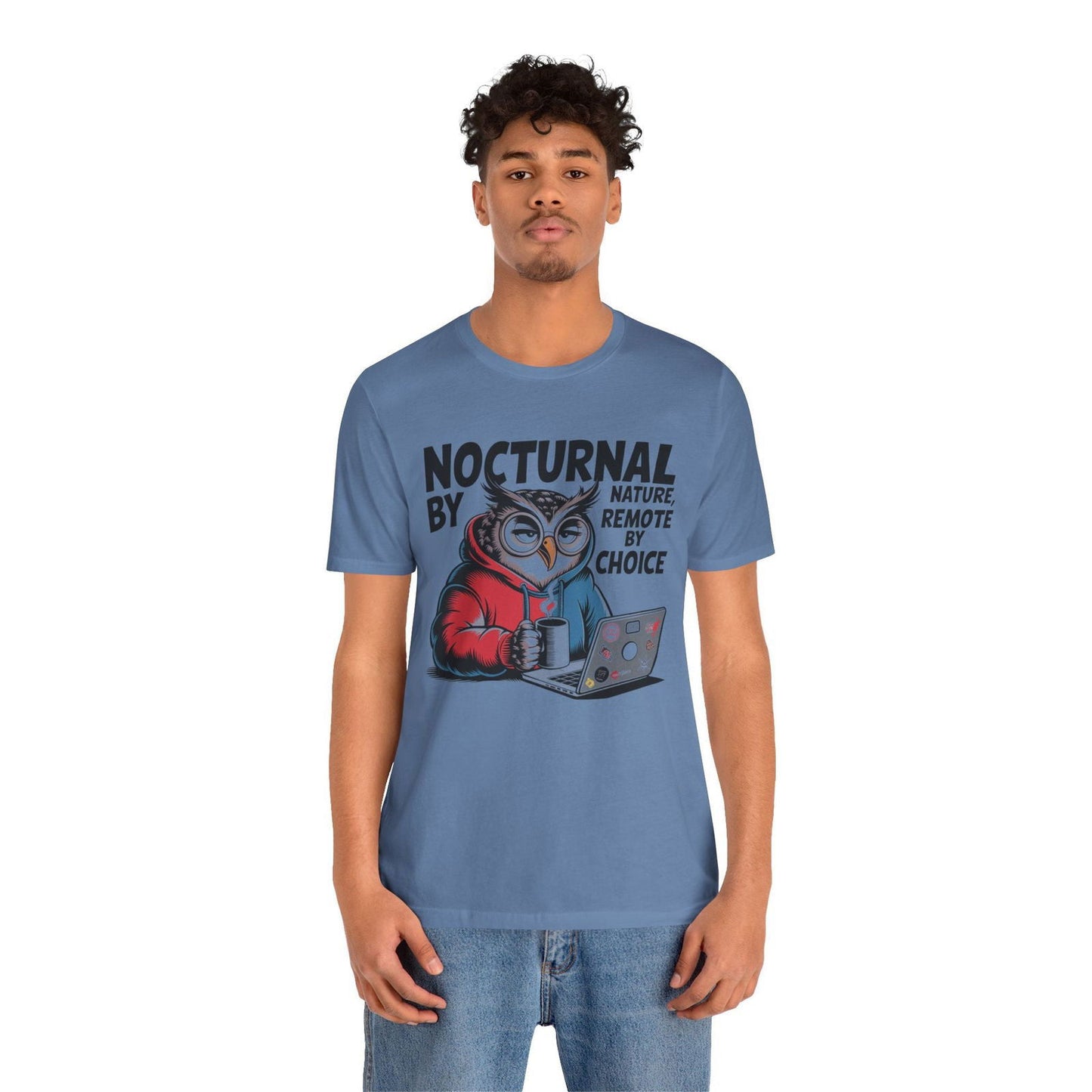Nocturnal Work From Home T-Shirt - Text Tease