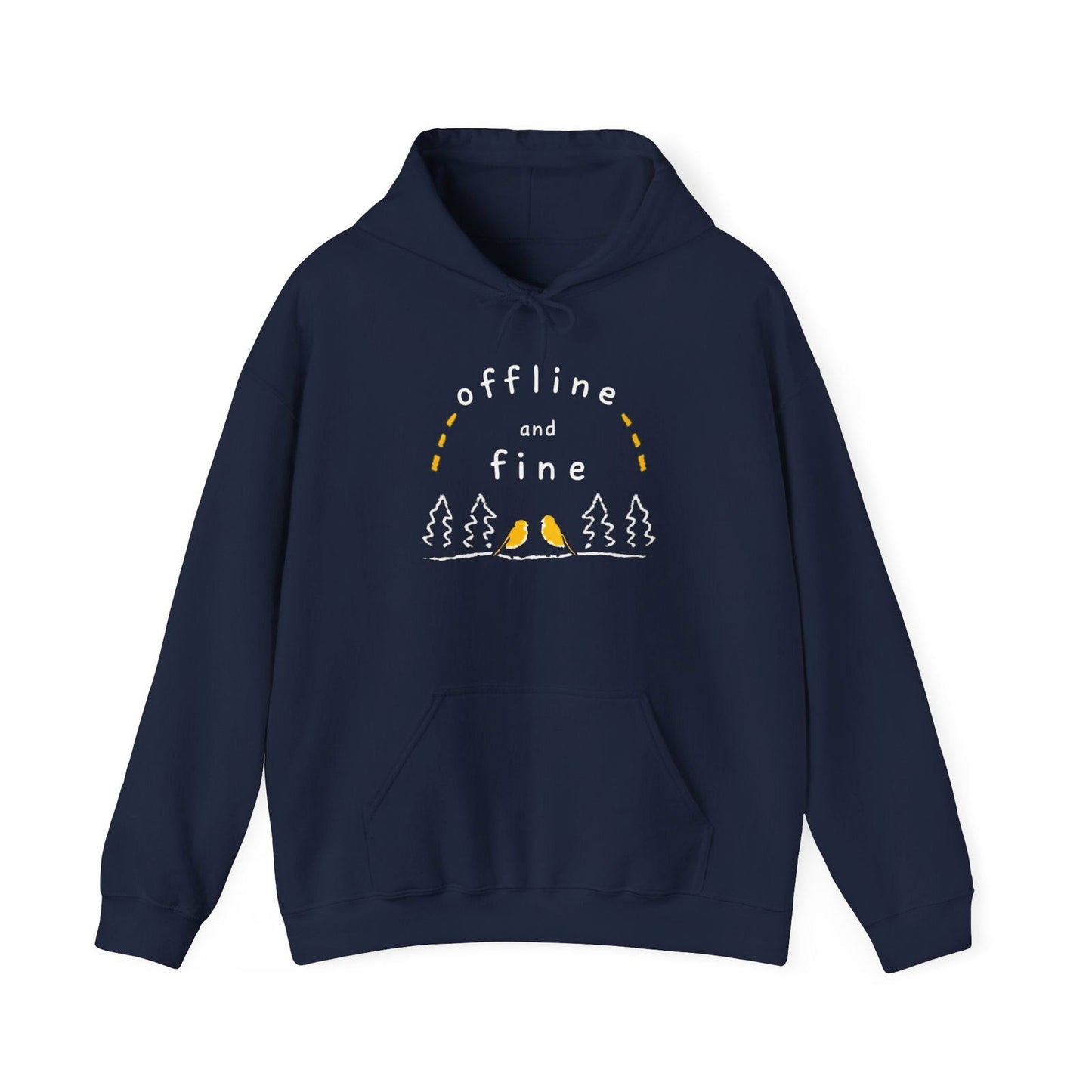 Offline and Fine Digital Detox Hoodie - Text Tease