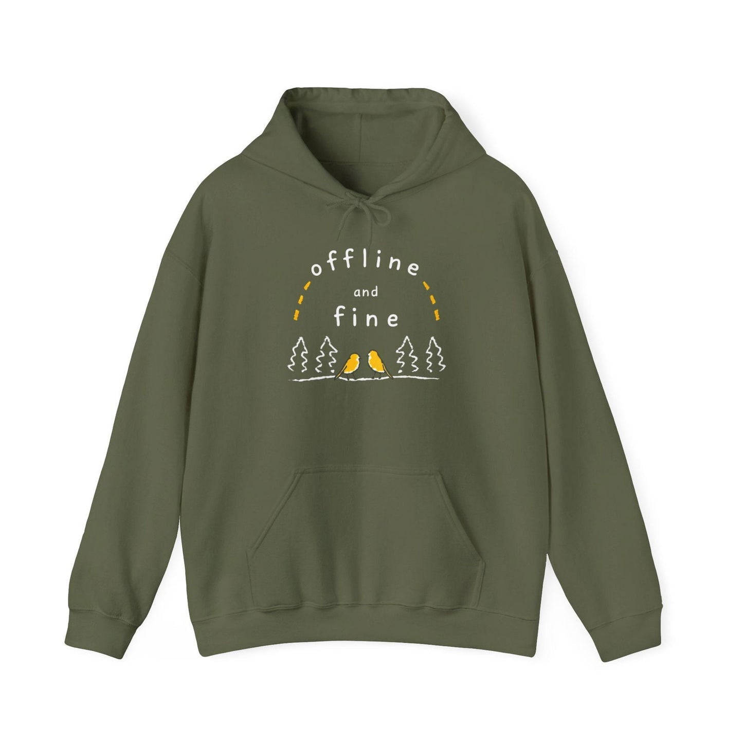 Offline and Fine Digital Detox Hoodie - Text Tease