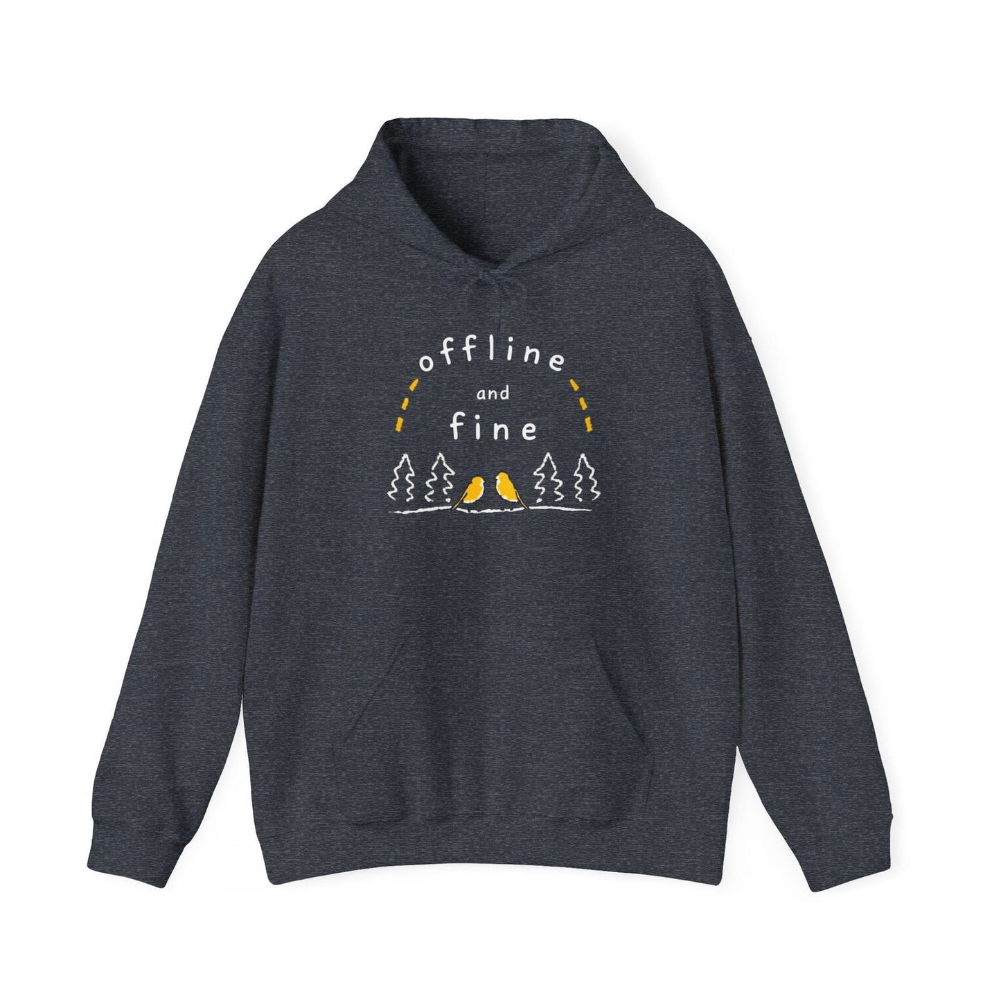 Offline and Fine Digital Detox Hoodie - Text Tease
