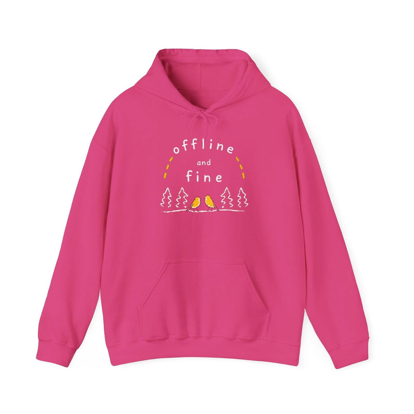 Offline and Fine Digital Detox Hoodie - Text Tease