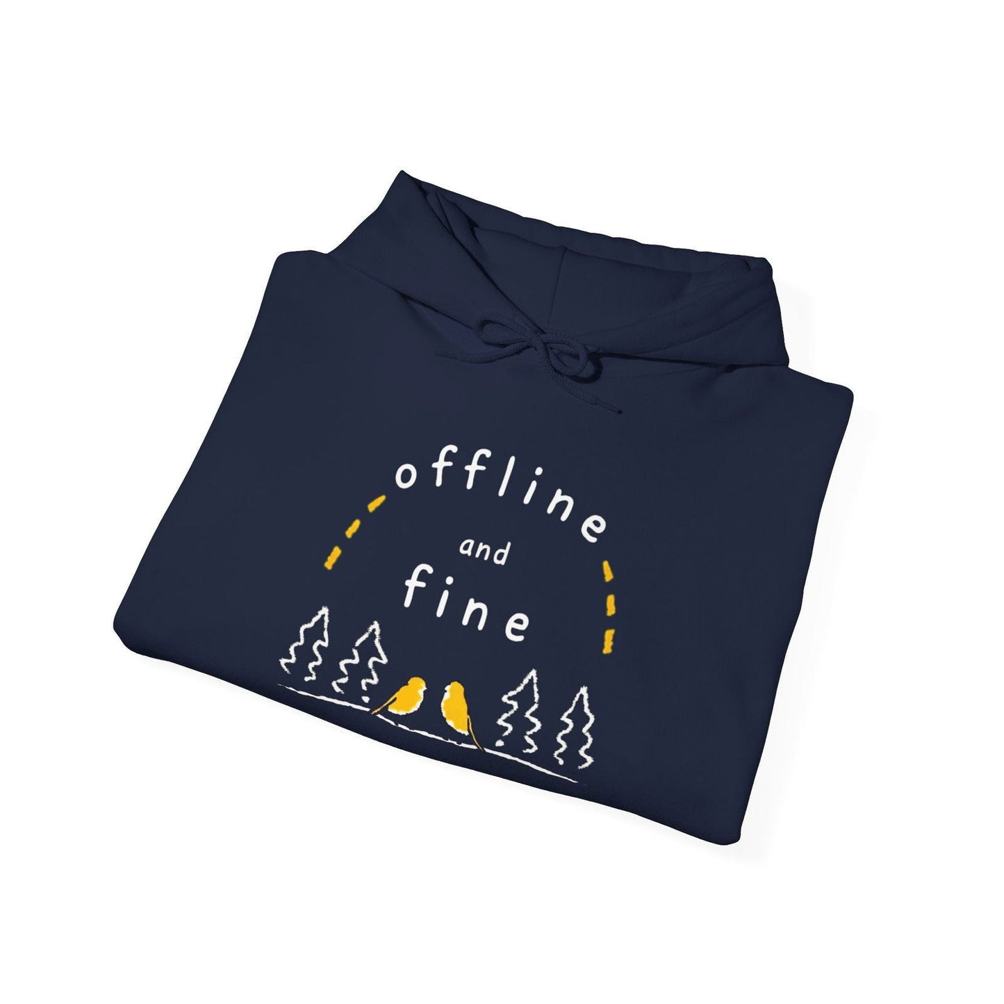 Offline and Fine Digital Detox Hoodie - Text Tease