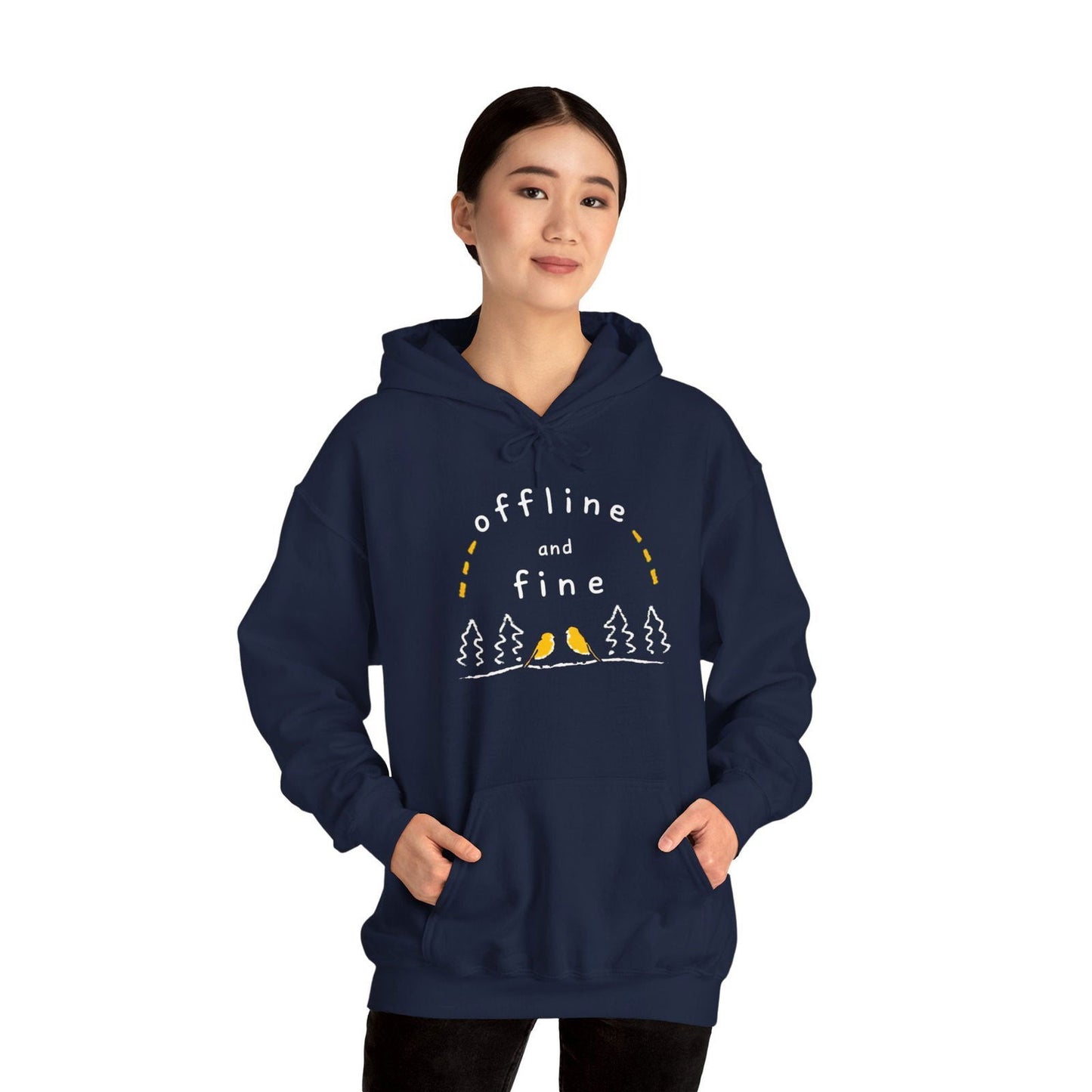 Offline and Fine Digital Detox Hoodie - Text Tease