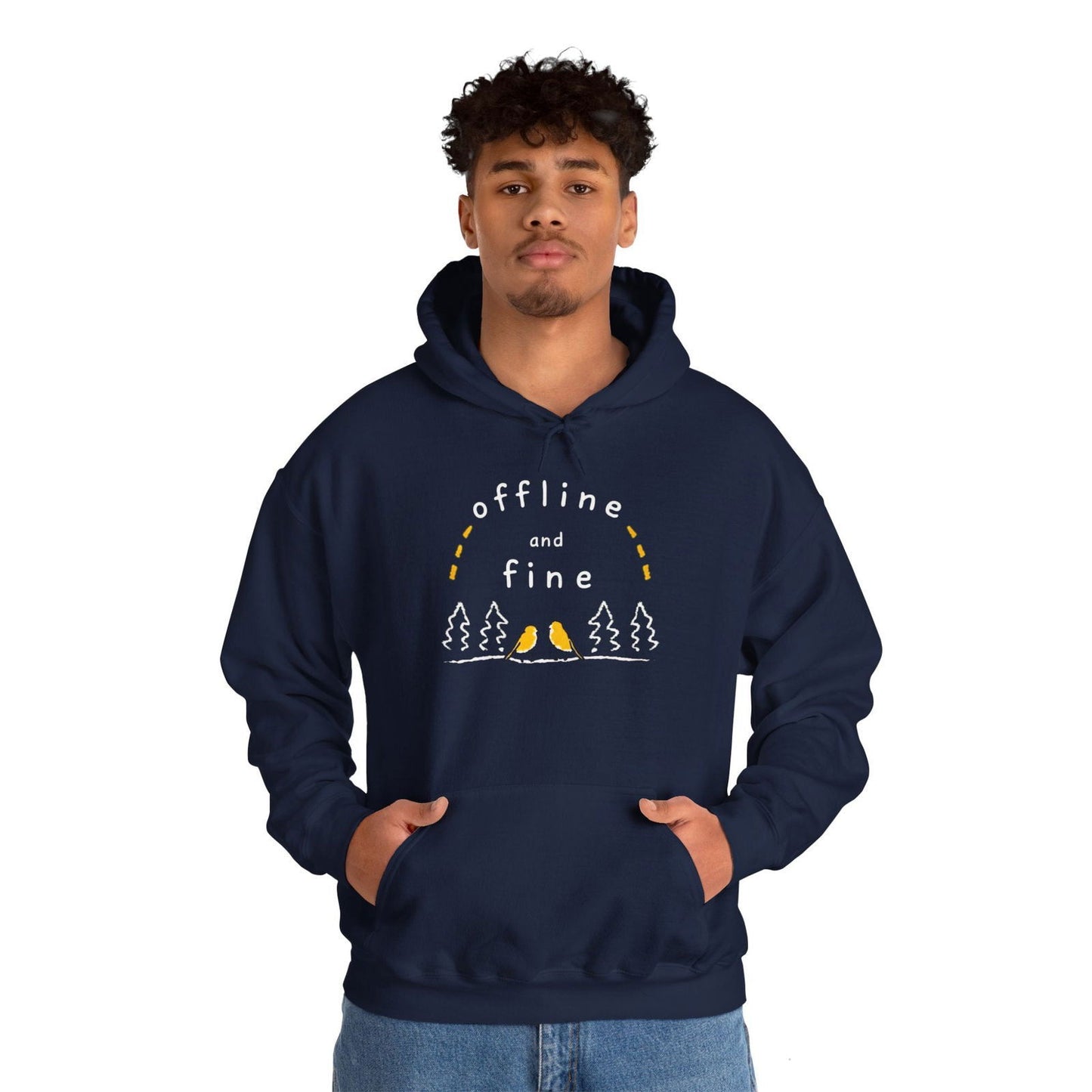 Offline and Fine Digital Detox Hoodie - Text Tease