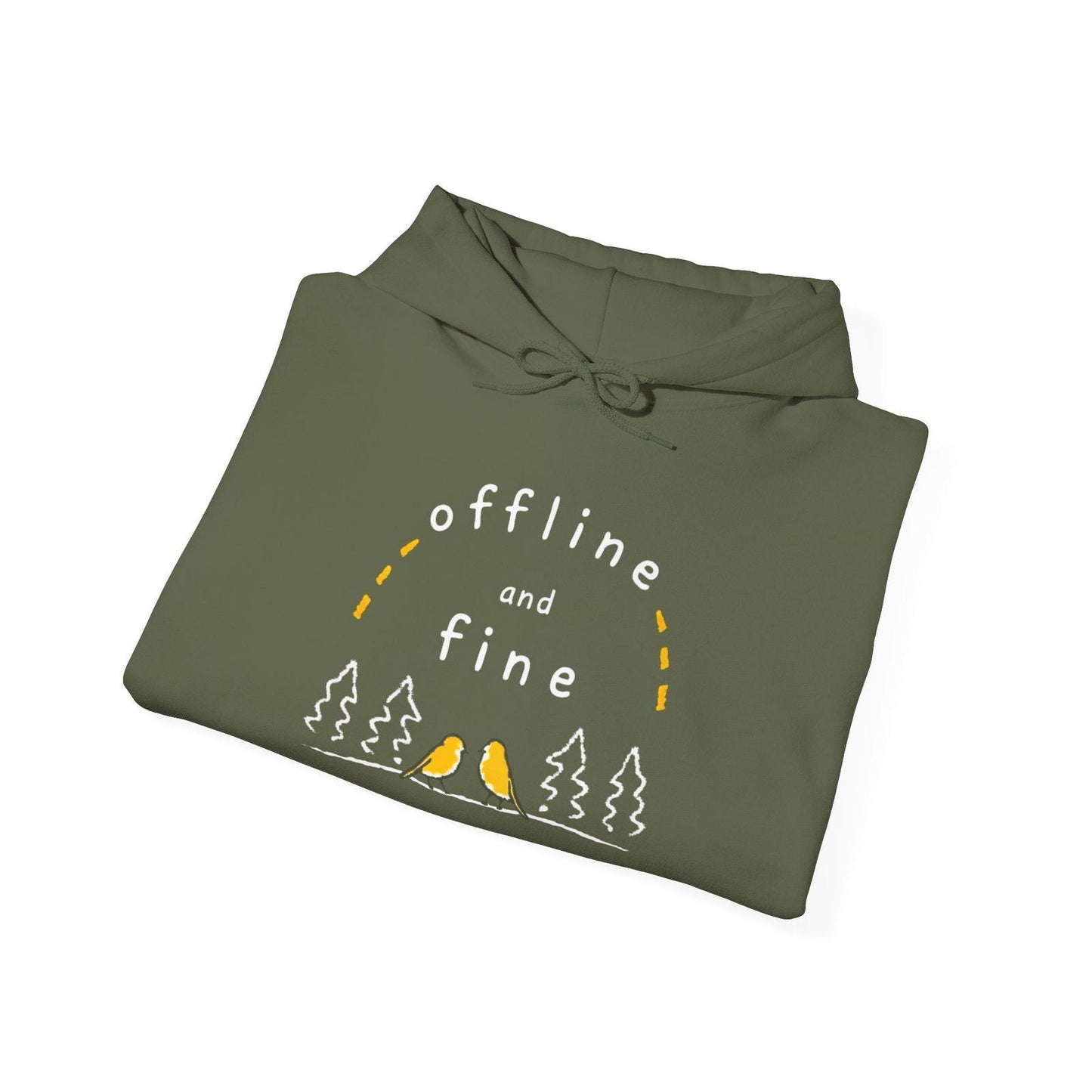 Offline and Fine Digital Detox Hoodie - Text Tease
