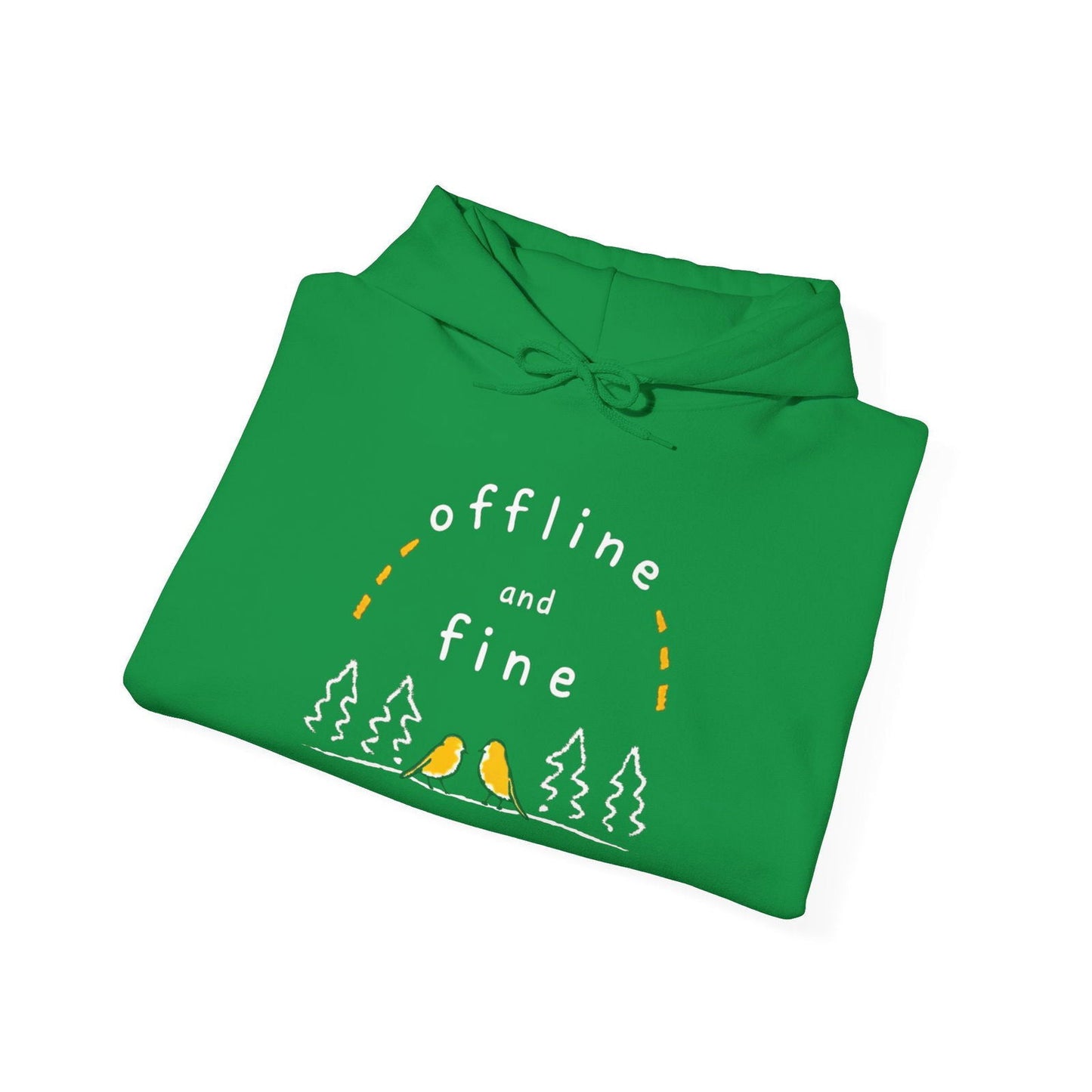 Offline and Fine Digital Detox Hoodie - Text Tease