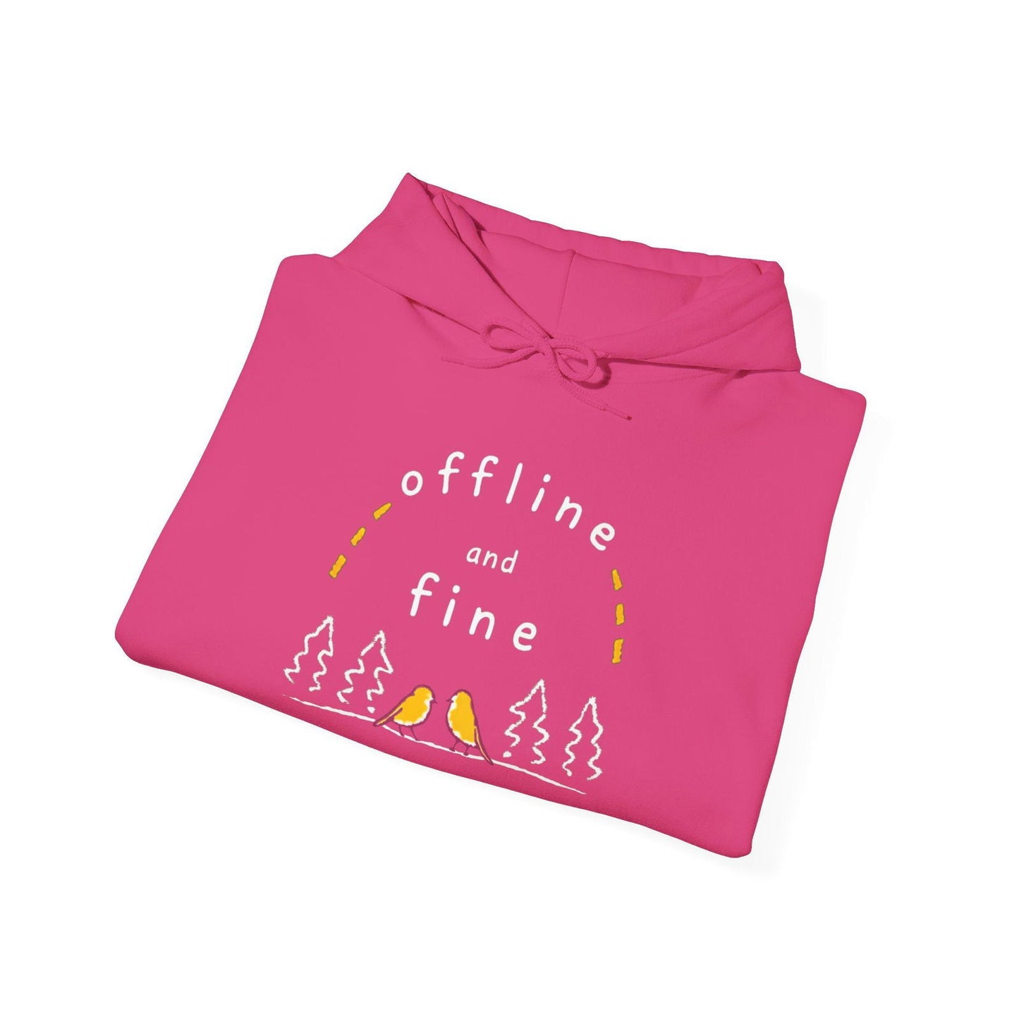 Offline and Fine Digital Detox Hoodie - Text Tease