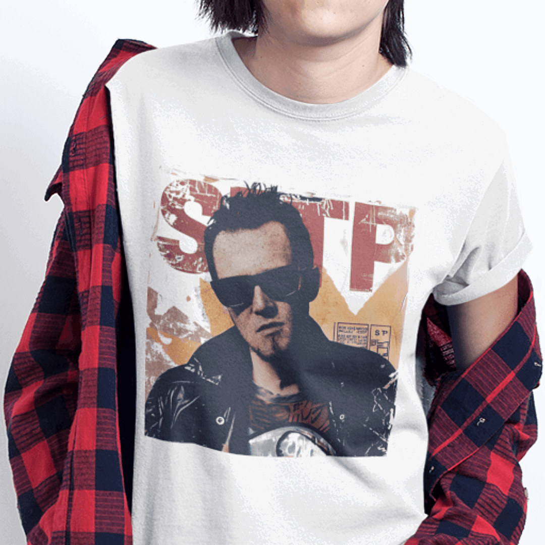Stone Temple Pilots Scott Weiland Grunge Tee - Text Tease