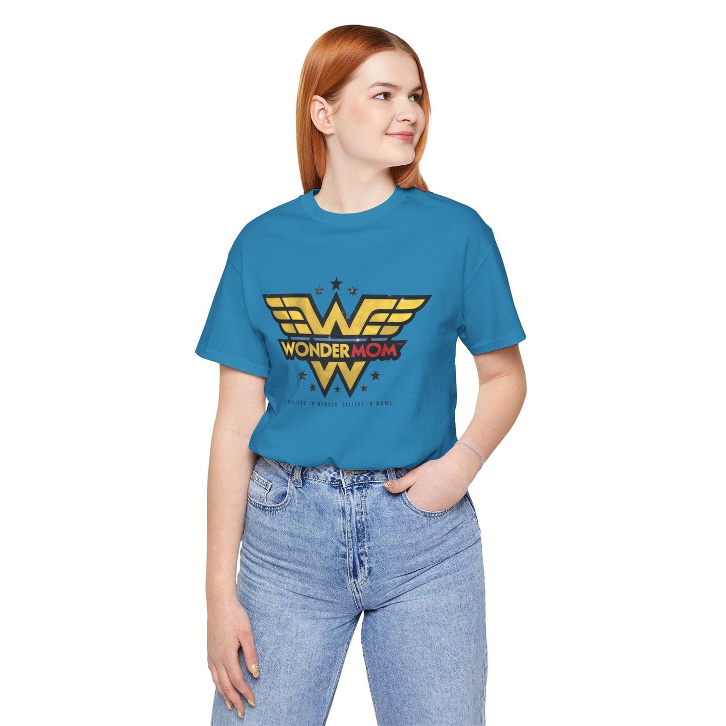 Wonder Mom T-Shirt - Celebrate Supermoms! - Text Tease