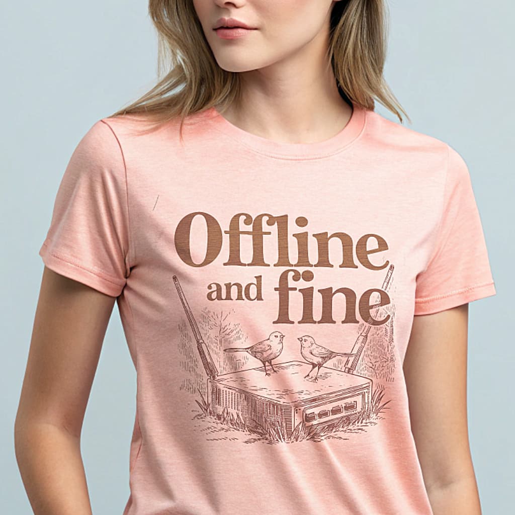 Offline and Fine Digital Detox Tee