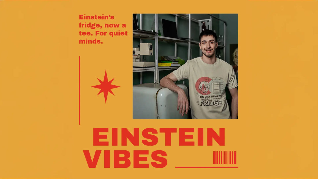 Einstein Refrigerator: The Silent Genius That Inspired a Tee for Thinkers