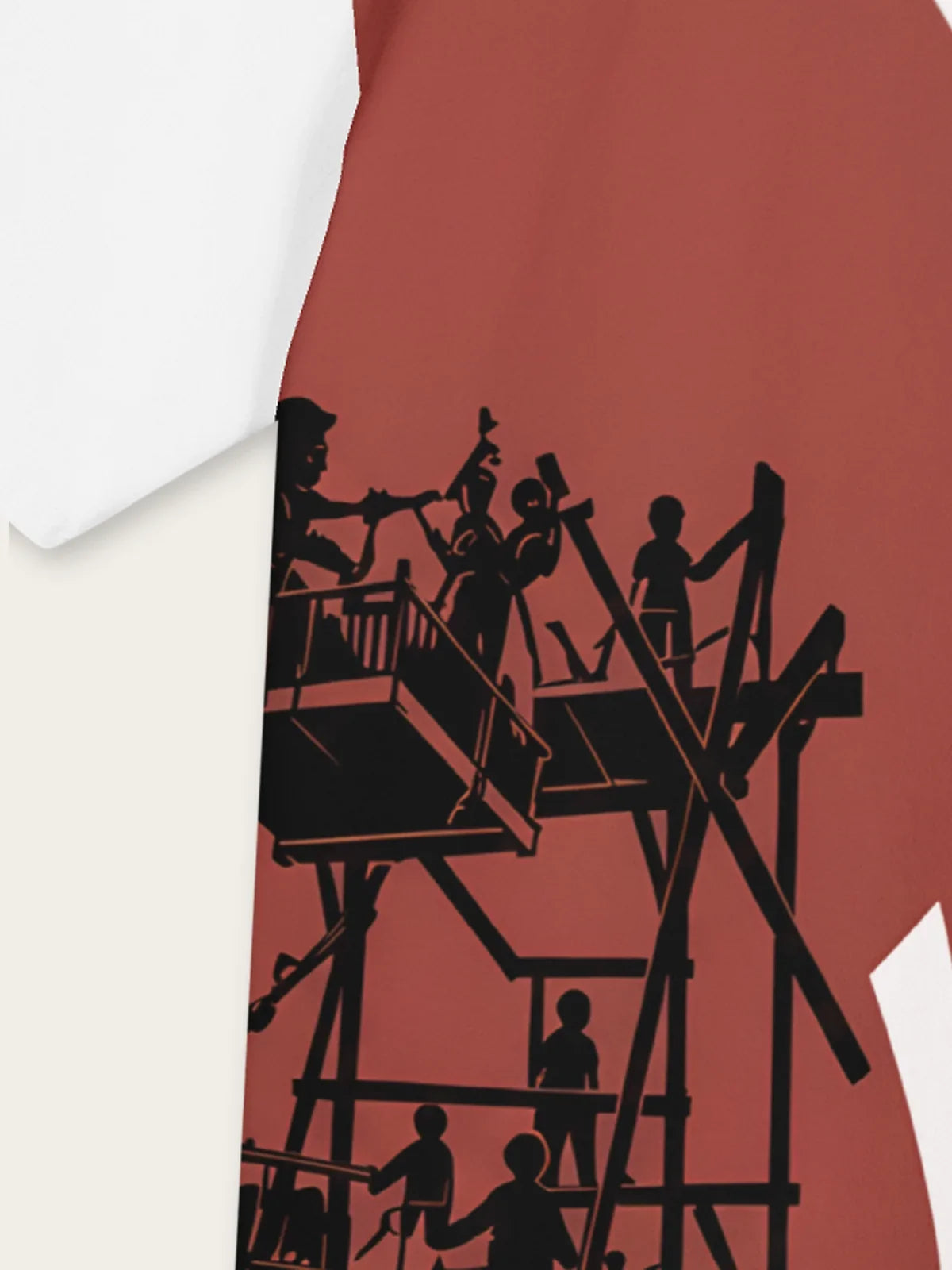 Close-up of Mela Punjabi cinema graphic print detail