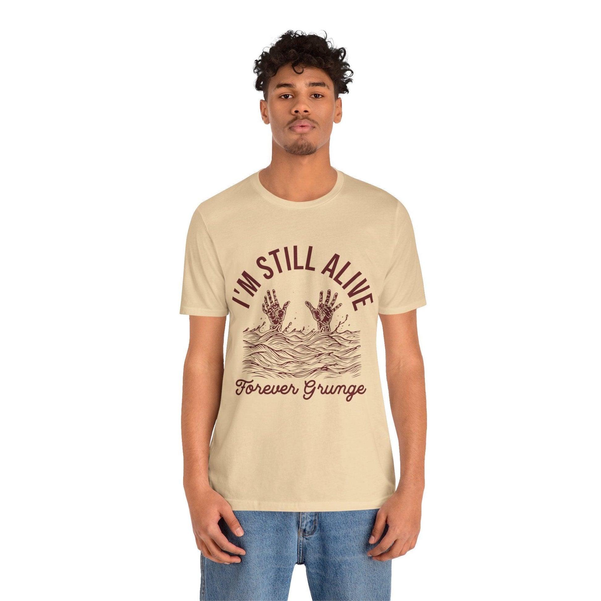 Pearl Jam Alive Handprint Grunge Tee - Text Tease