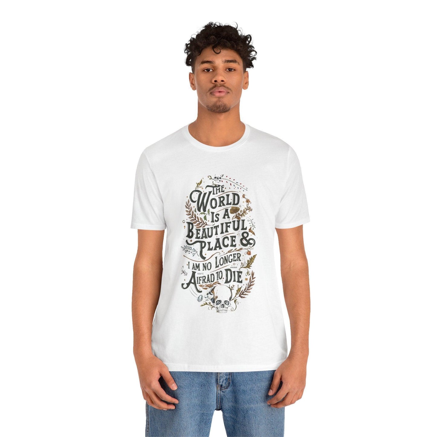 The World Is a Beautiful Place T Shirt - Vintage Emo Band Tee - Text Tease