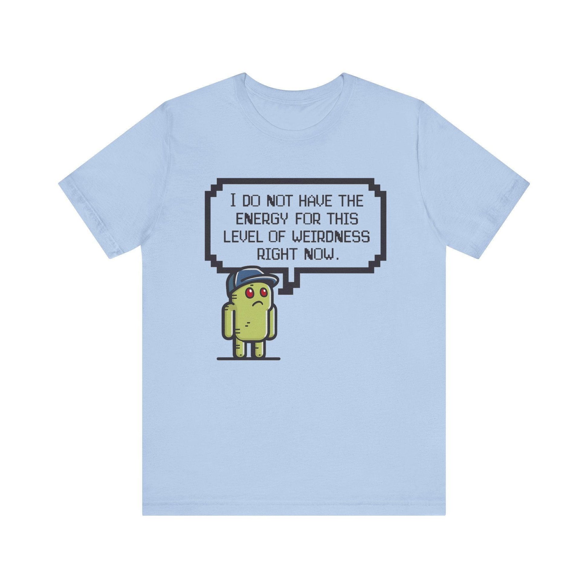 Pixelated Weary Gamer Tee - Text Tease