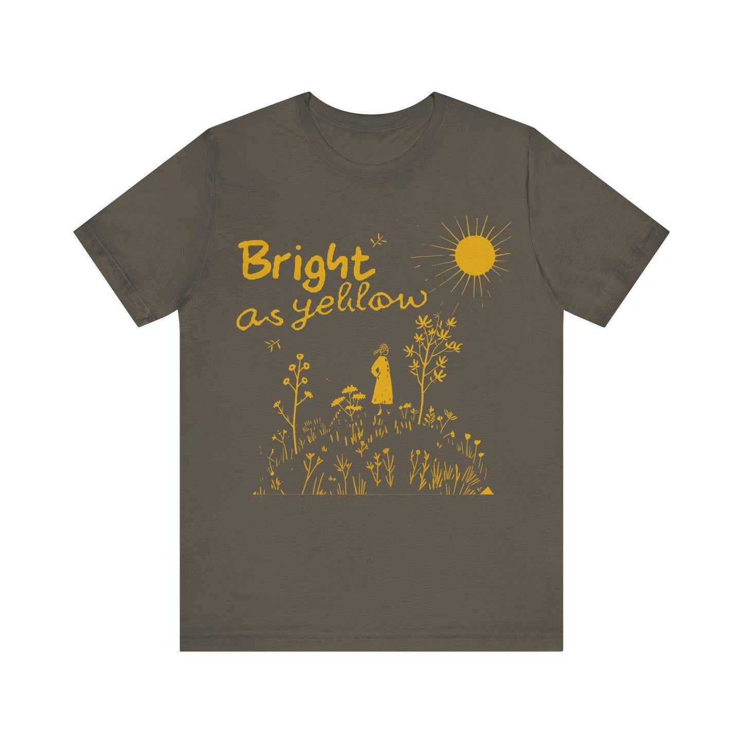 Innocence Mission Bright as Yellow T Shirt - Text Tease